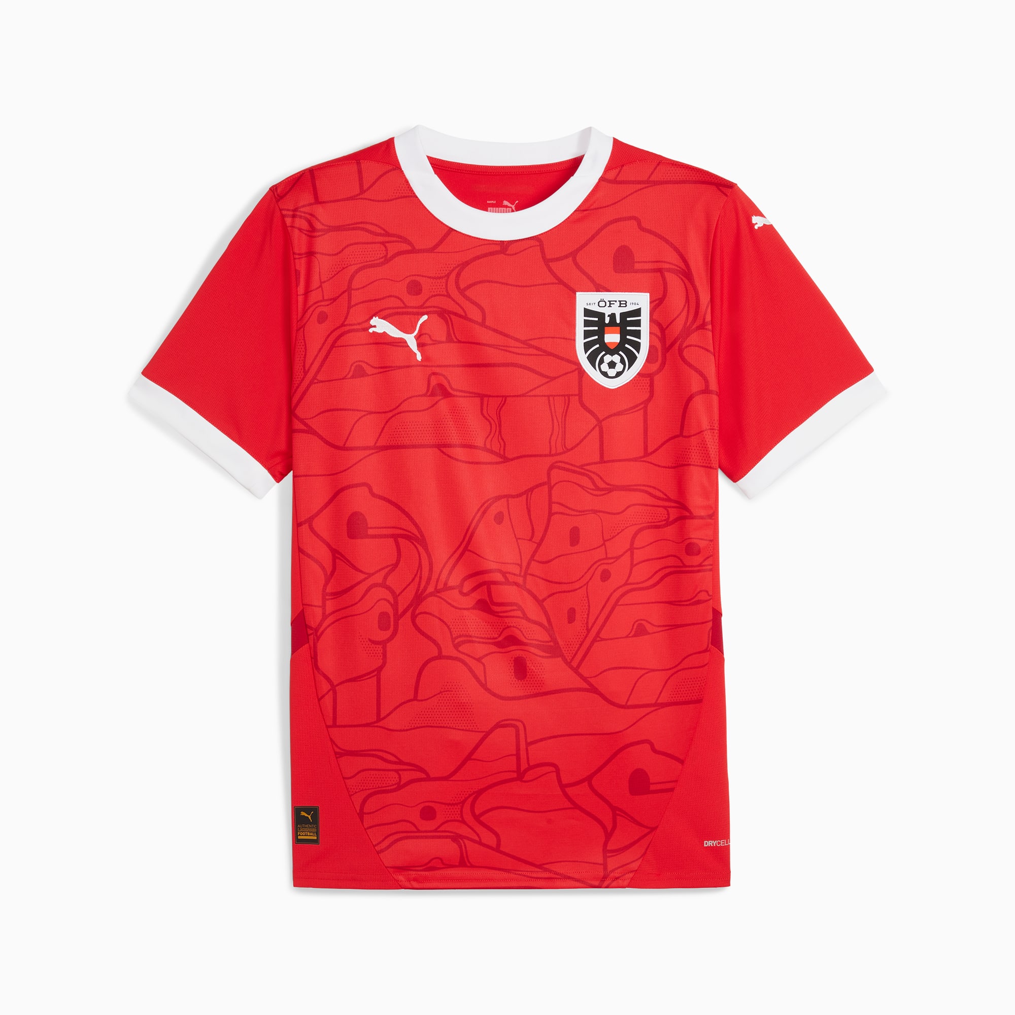 Austria No6 Il Sanker Red Home Soccer Country Jersey