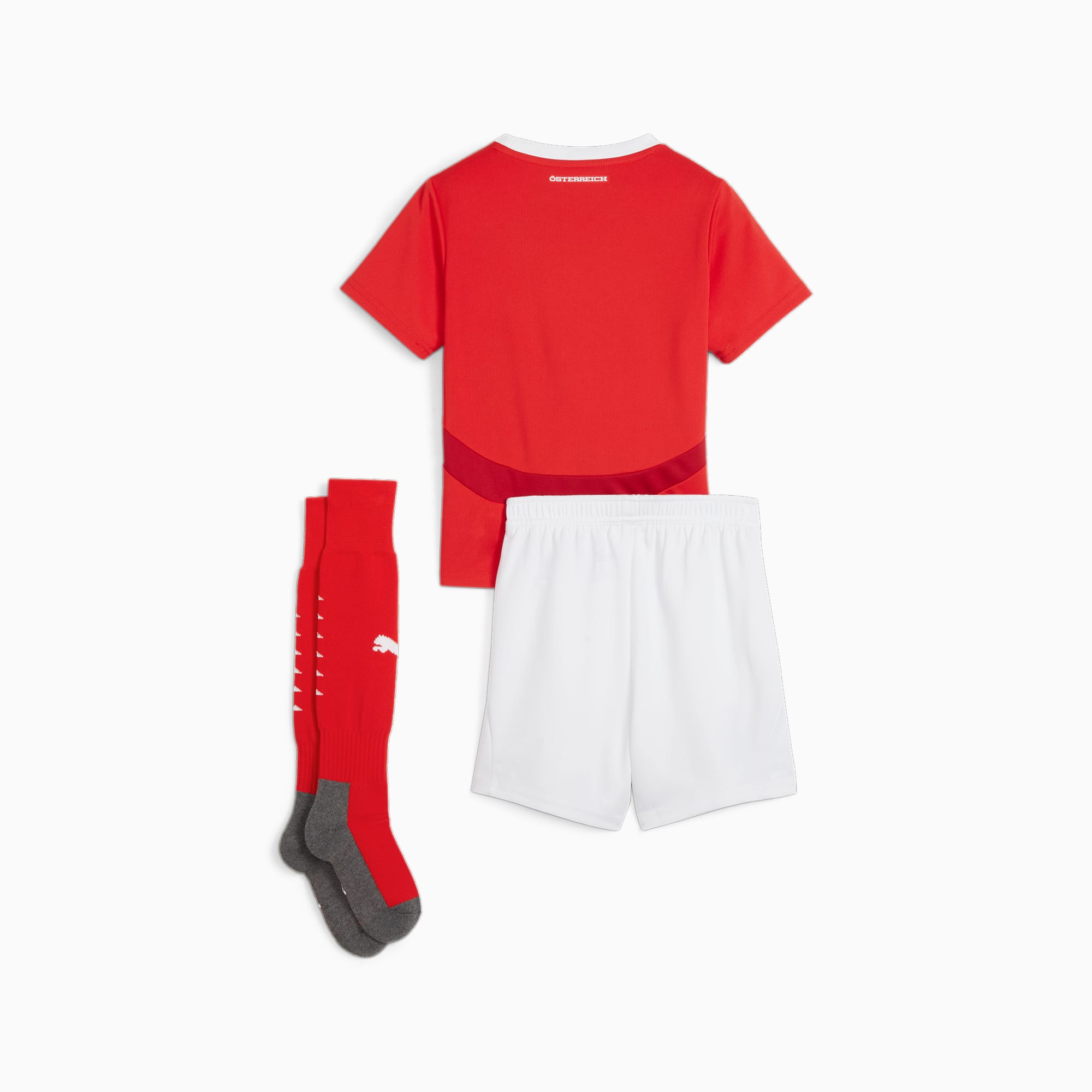 Austria 2024 Home Minikit Youth, PUMA Red-Chili Pepper, large