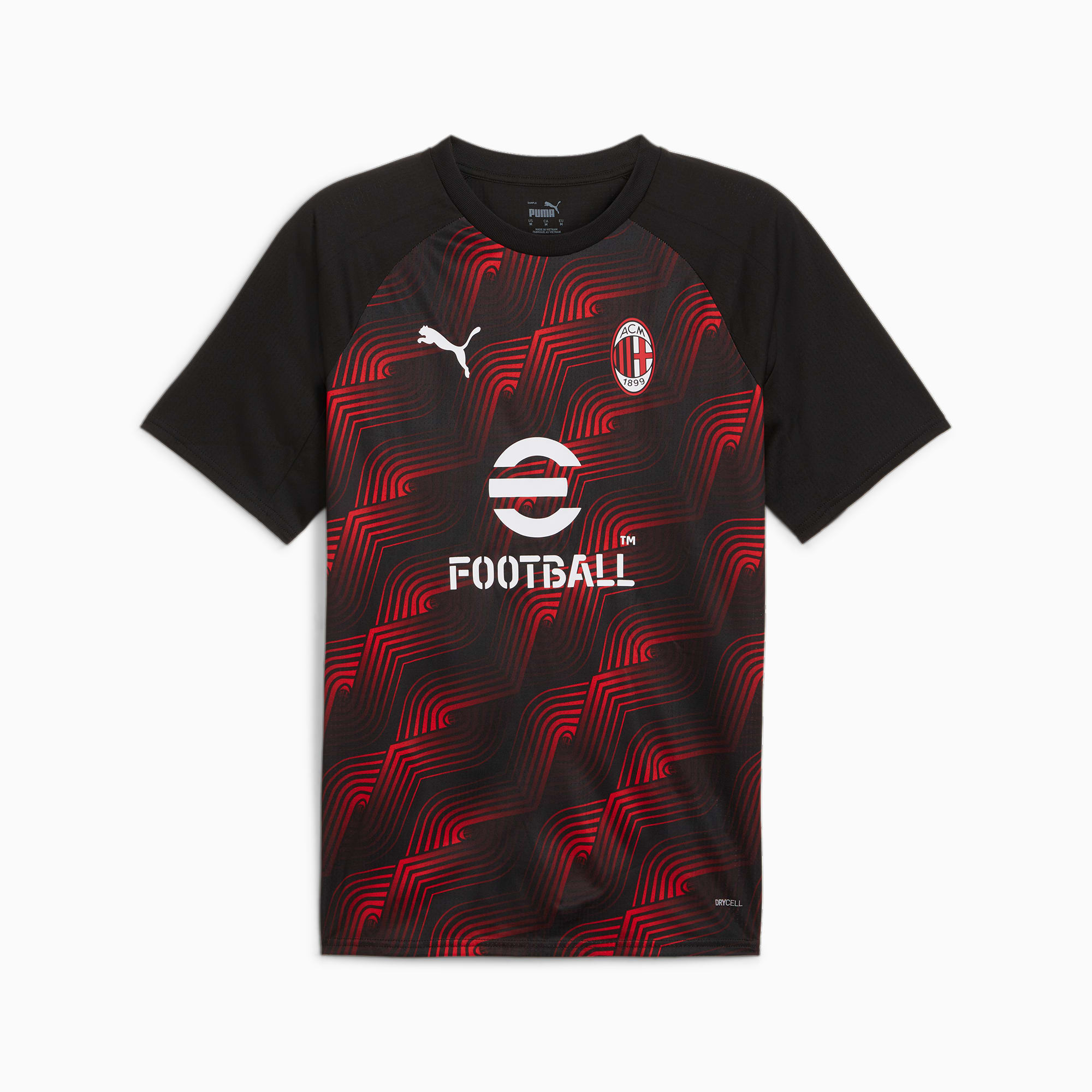 AC Milan Pre-match Football Jersey, PUMA Black-For All Time Red, PUMA  Shop All Puma