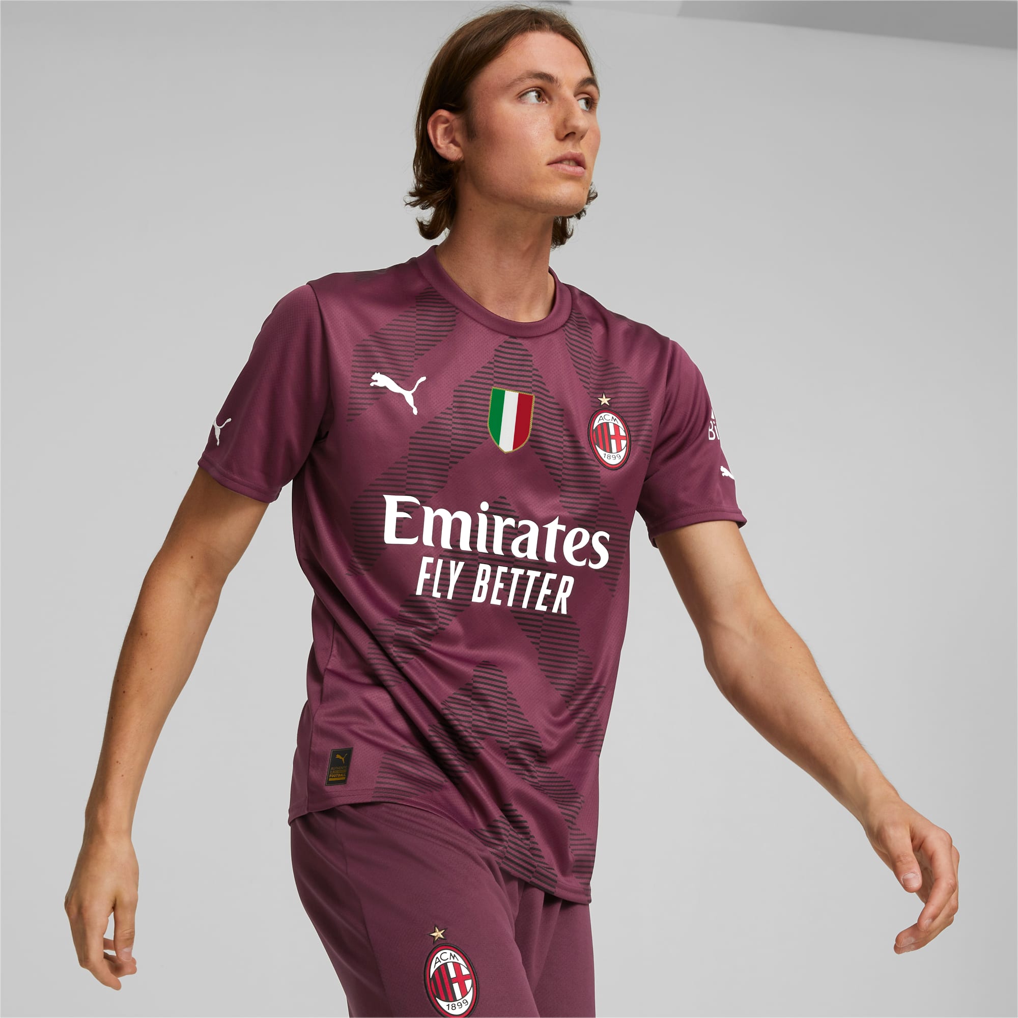 A.C. Milan voetbal keepersshirt met korte en Scudetto voor heren | black | PUMA