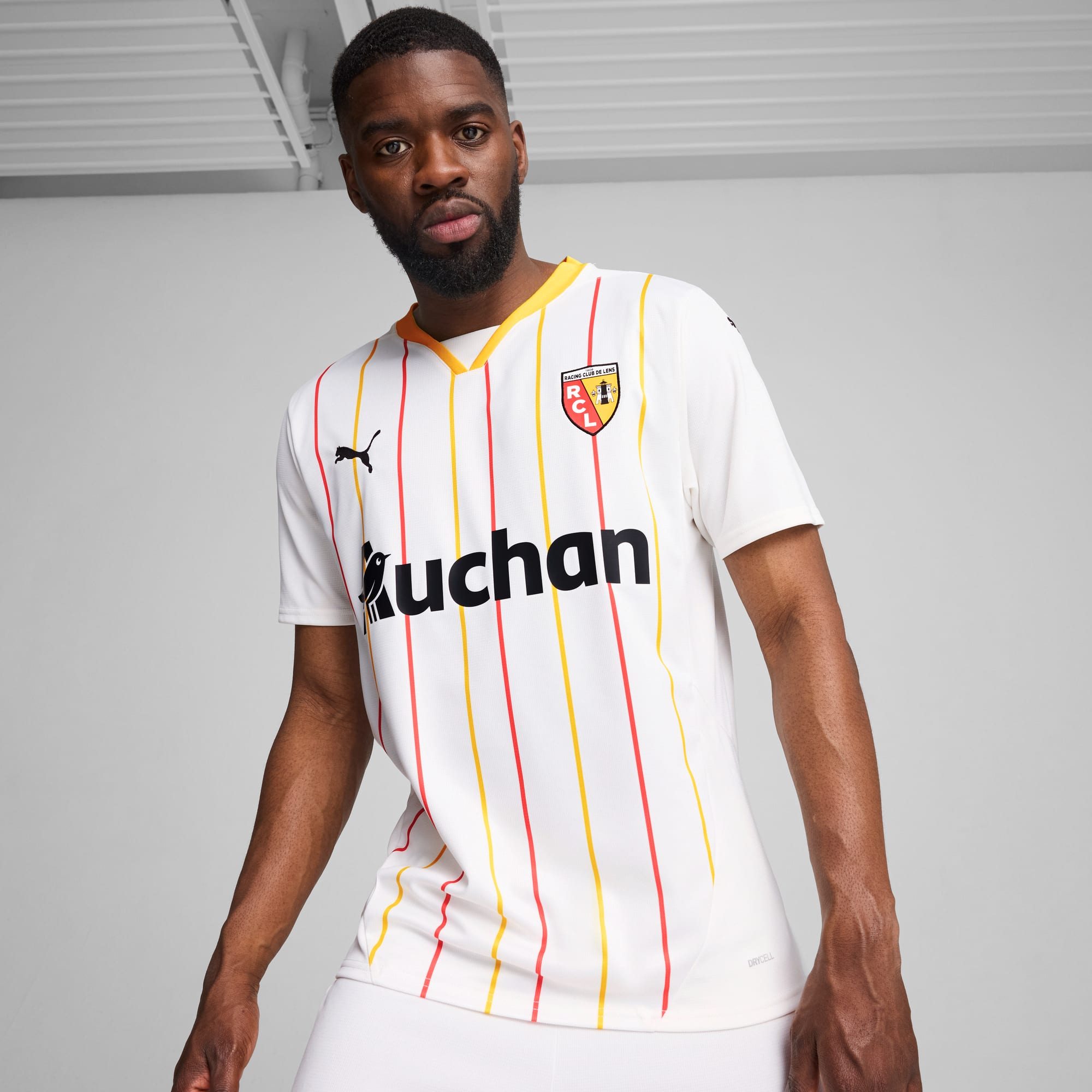RC Lens 24/25 Third Jersey Men, PUMA White-Pelé Yellow, large
