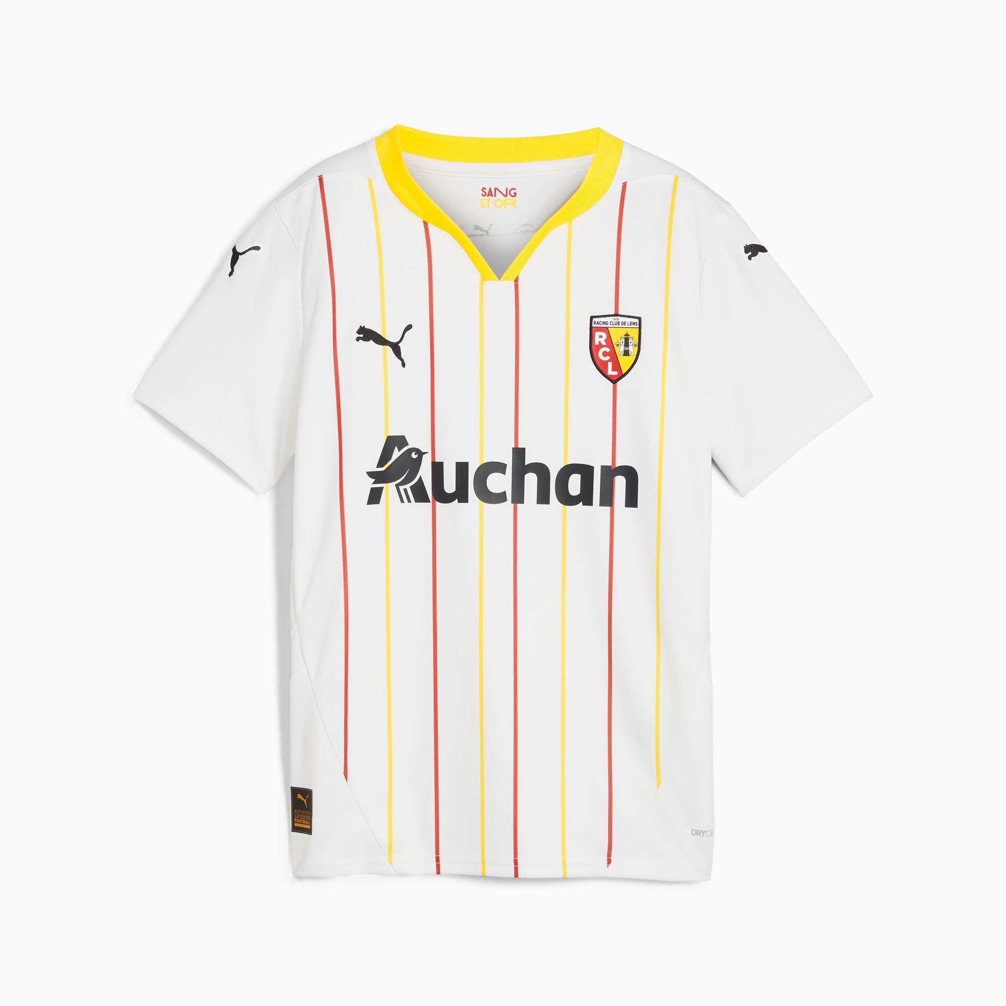 RC Lens 24/25 Third Jersey Youth, PUMA White-Pelé Yellow, large