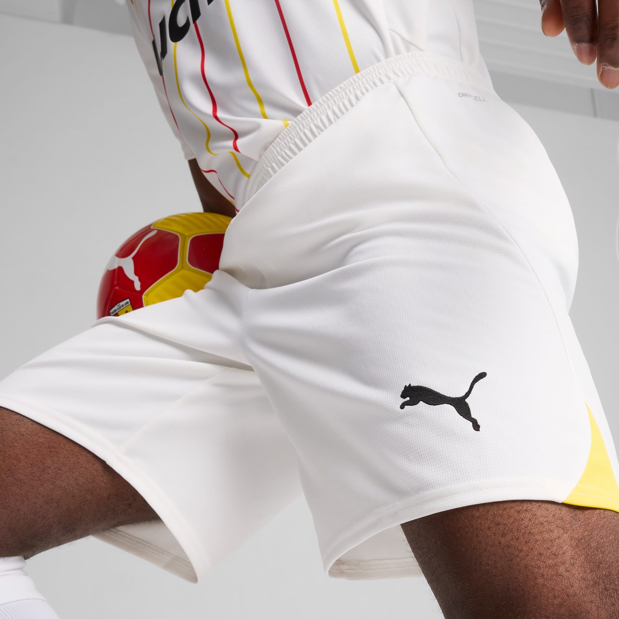 RC Lens 24/25 Shorts Men, PUMA White-PUMA Black, large
