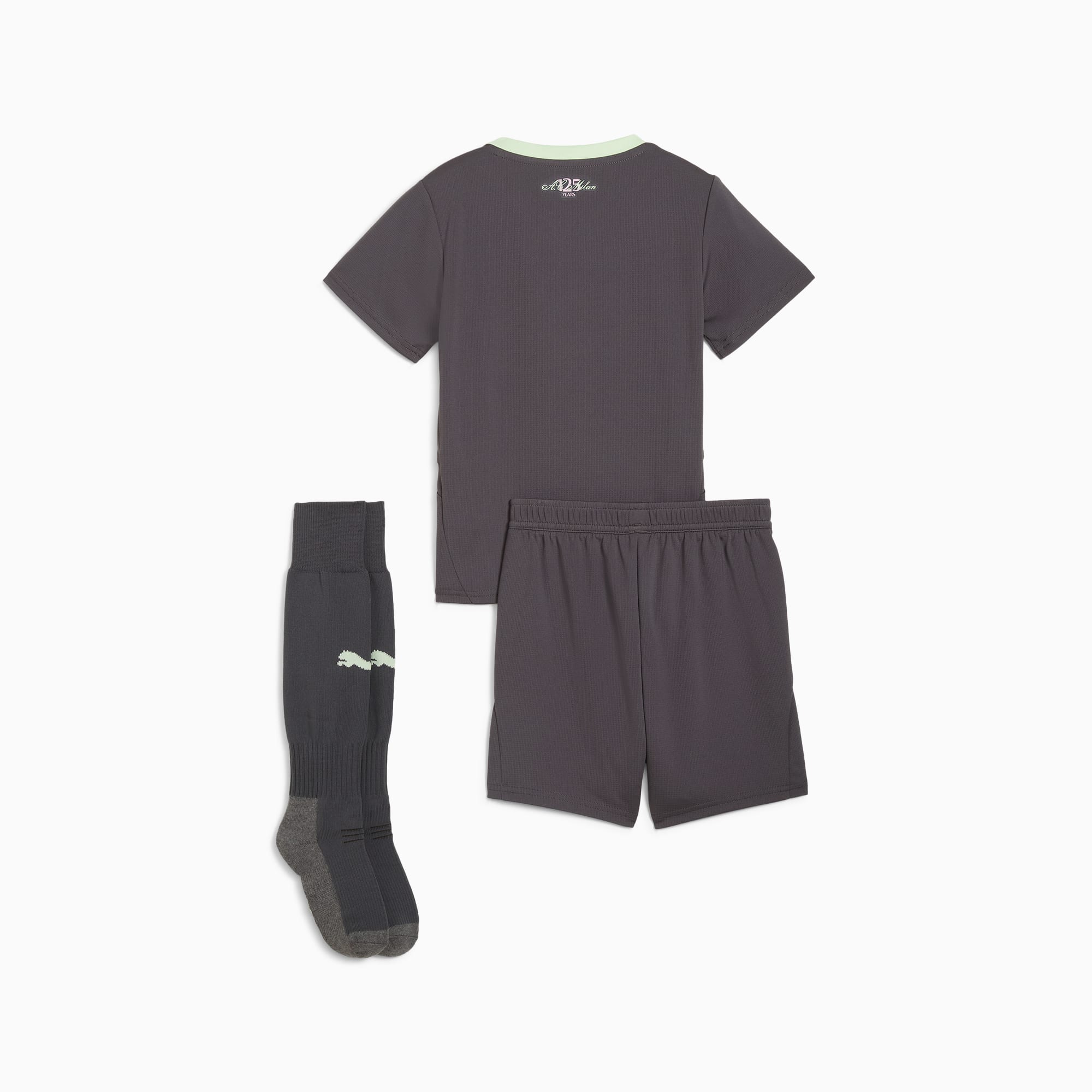AC Milan 24/25 Third Minikit Kids, Shadow Gray-Fresh Mint, large