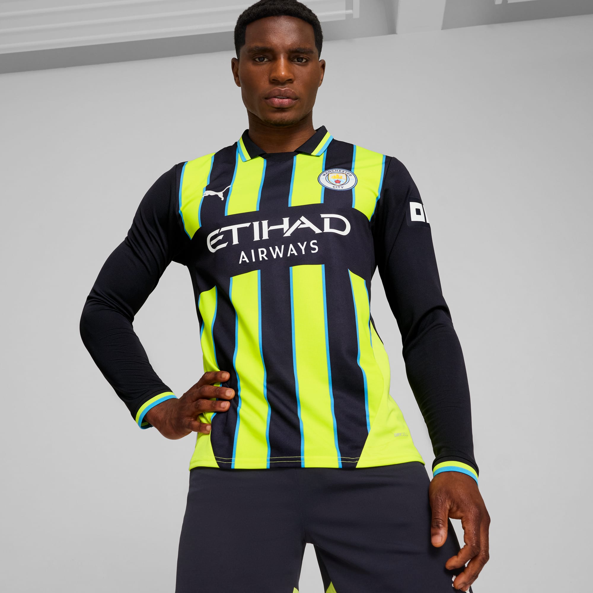 Man city away kit long sleeve hot sale