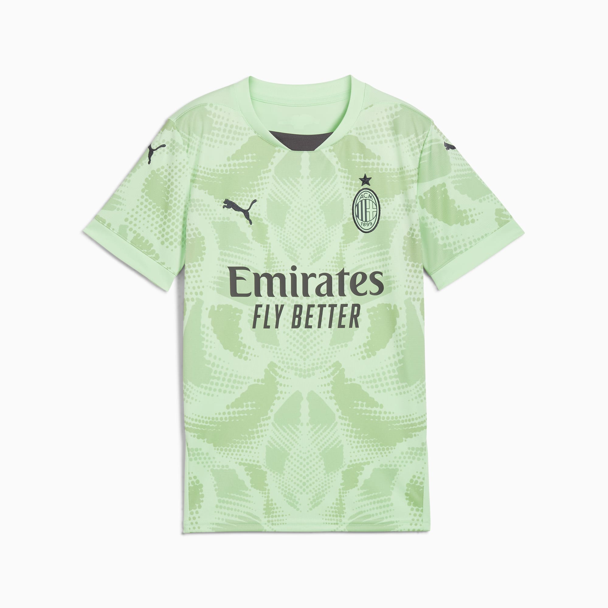 AC Milan 24/25 Goalkeeper Short Sleeve Jersey Youth, Fresh Mint, large