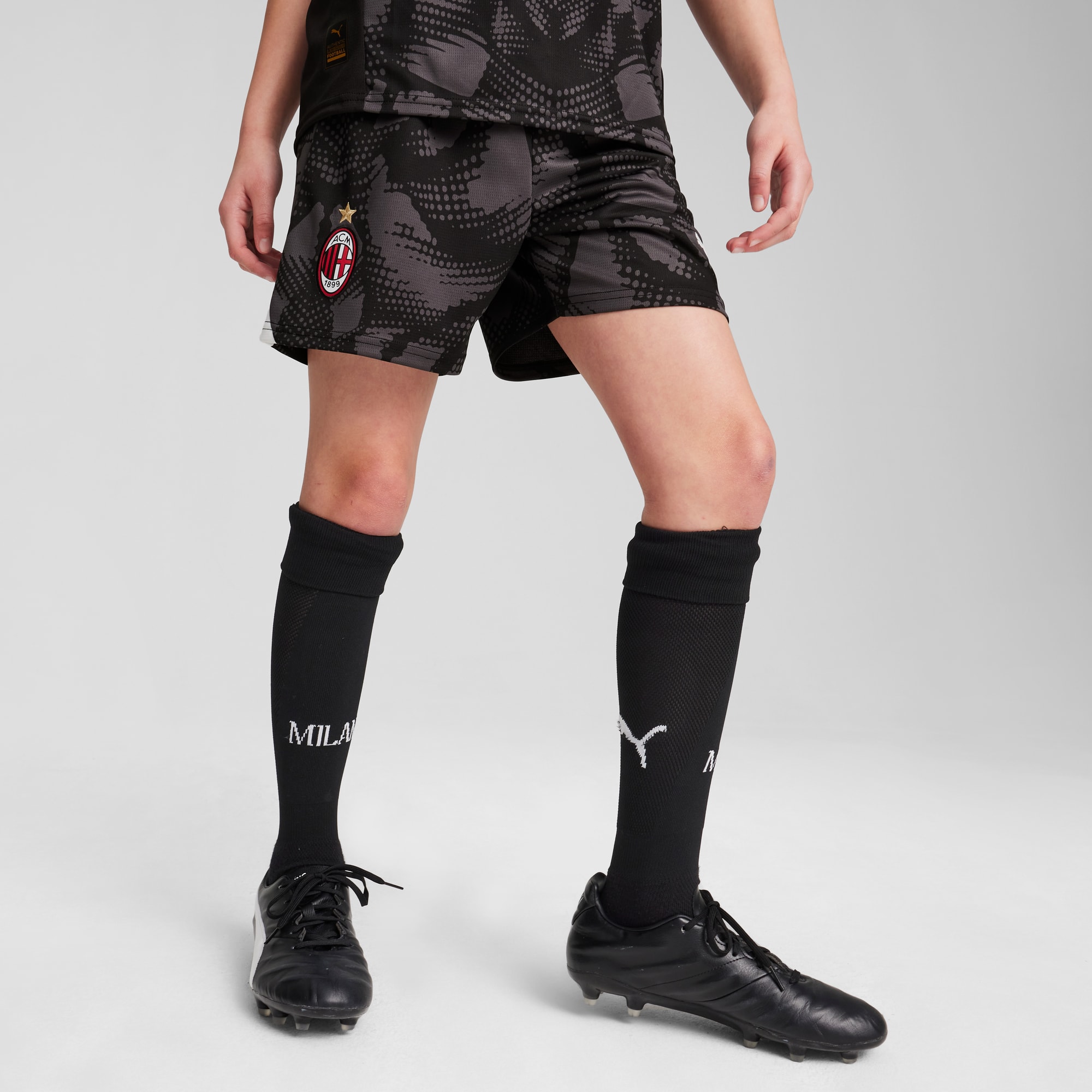 AC Milan 24/25 Goalkeeper Shorts Youth, PUMA Black-Dark Coal, large