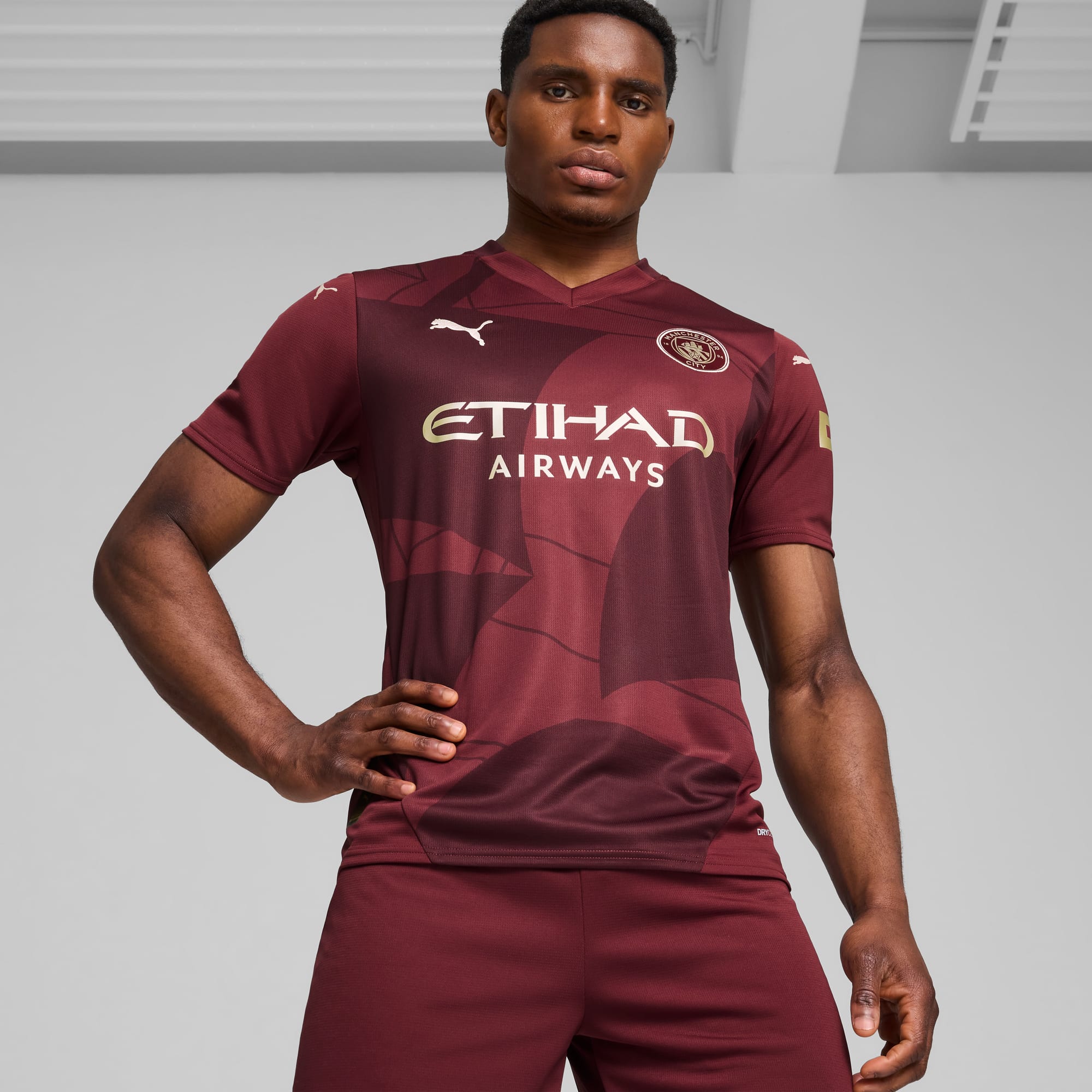 Manchester City 24 25 Third Jersey Men Dark Jasper PUMA Shop All Puma PUMA