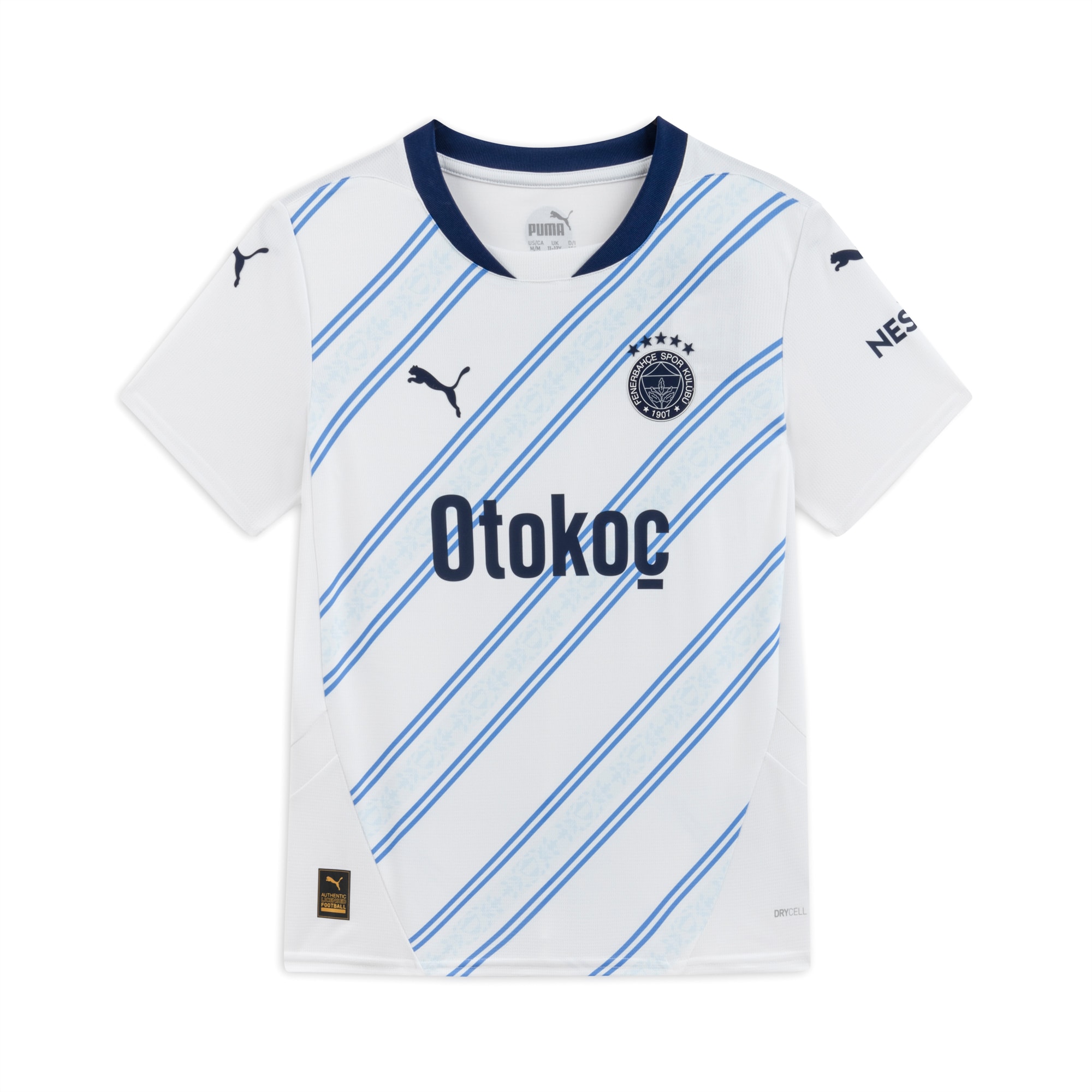 Fenerbahçe SK 24/25 Away Jersey Youth, PUMA White-Dusky Blue, large
