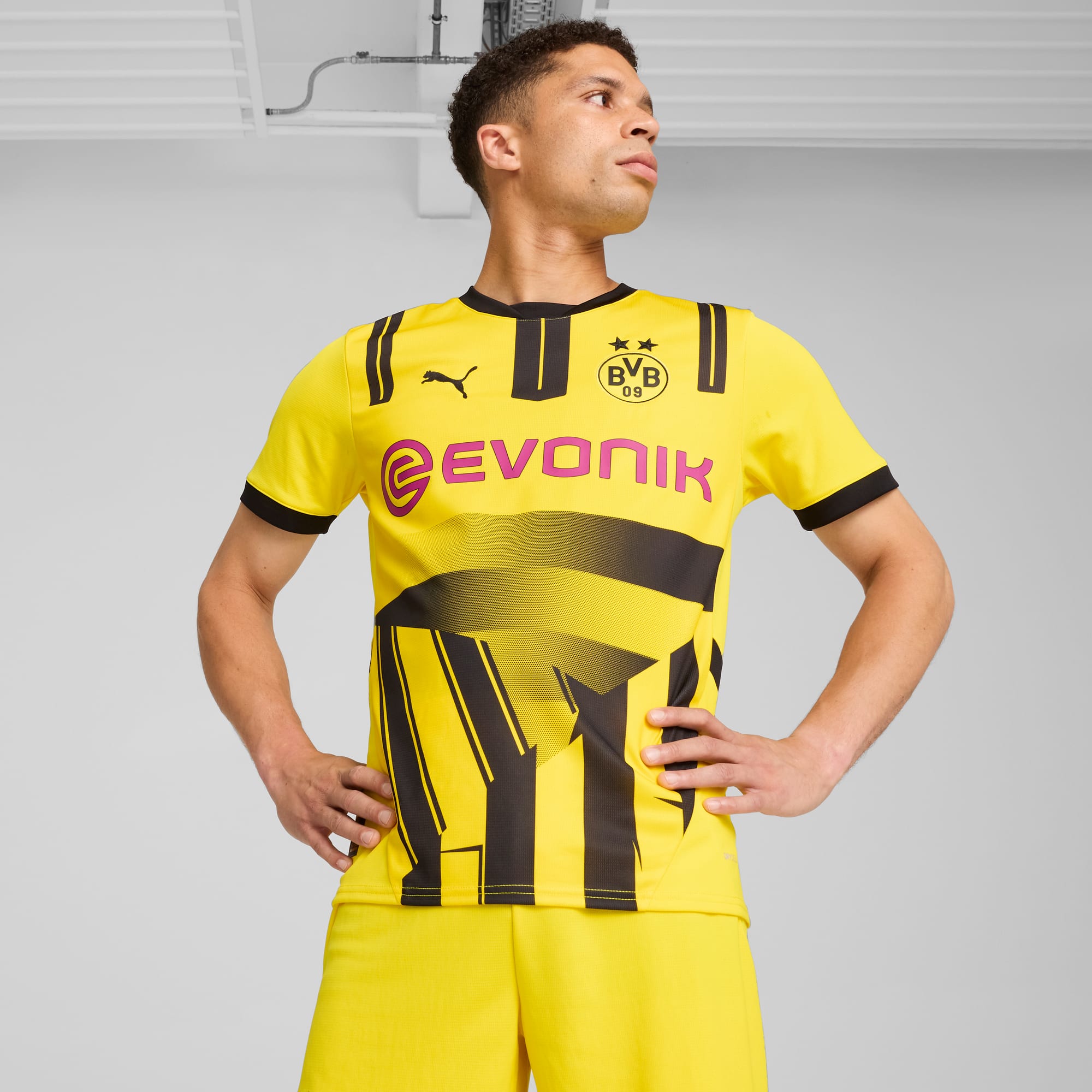 Borussia Dortmund Cup Shirt 2024 2025 Men s Yellow Polyester Made By Puma