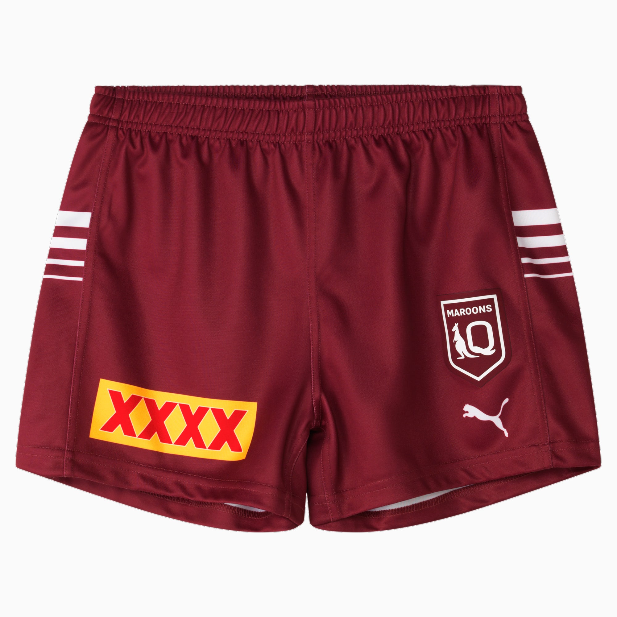 Queensland Maroons 2024 Men s Replica Short Burgundy PUMA White