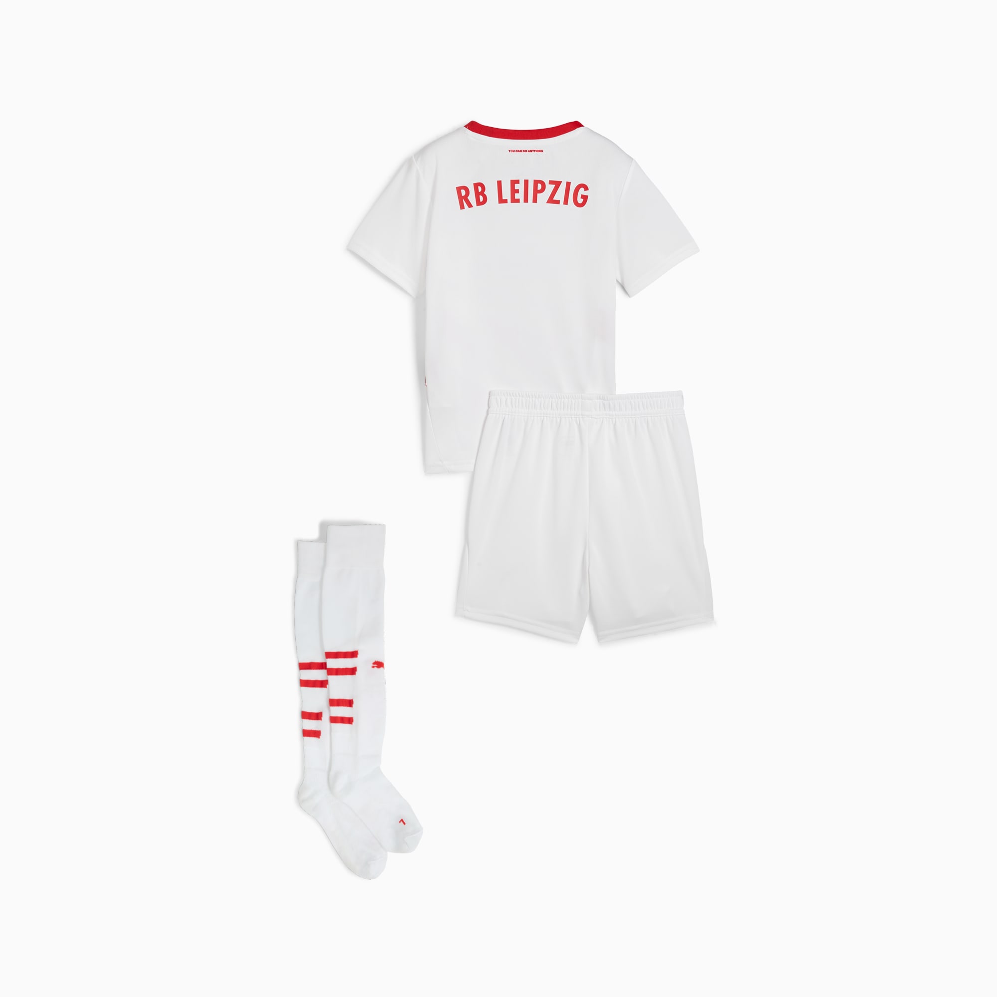 RB Leipzig 24/25 Home Minikit Kids, PUMA White-For All Time Red, large