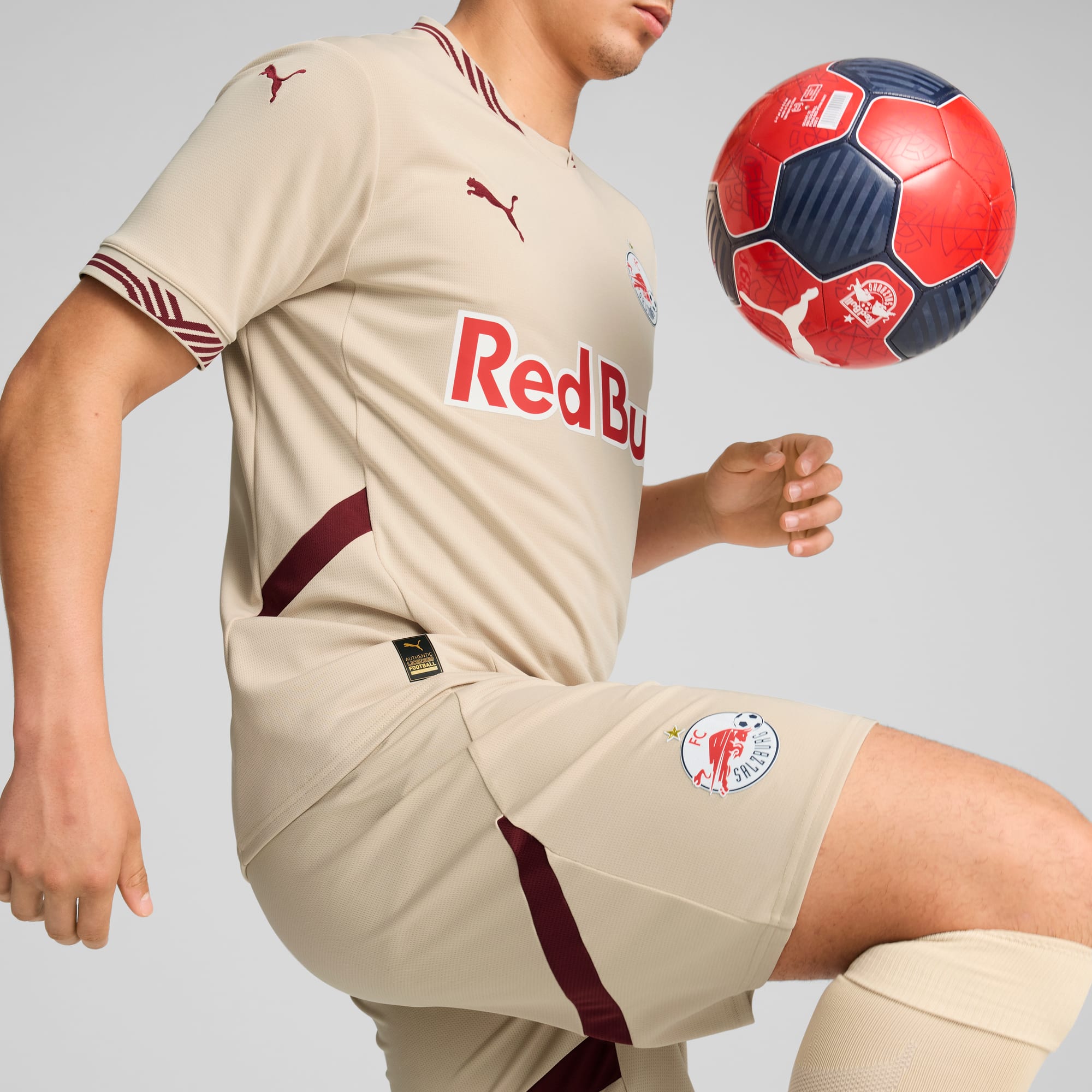 FC Red Bull Salzburg 24/25 International Jersey Men, Granola-Team Regal Red, large