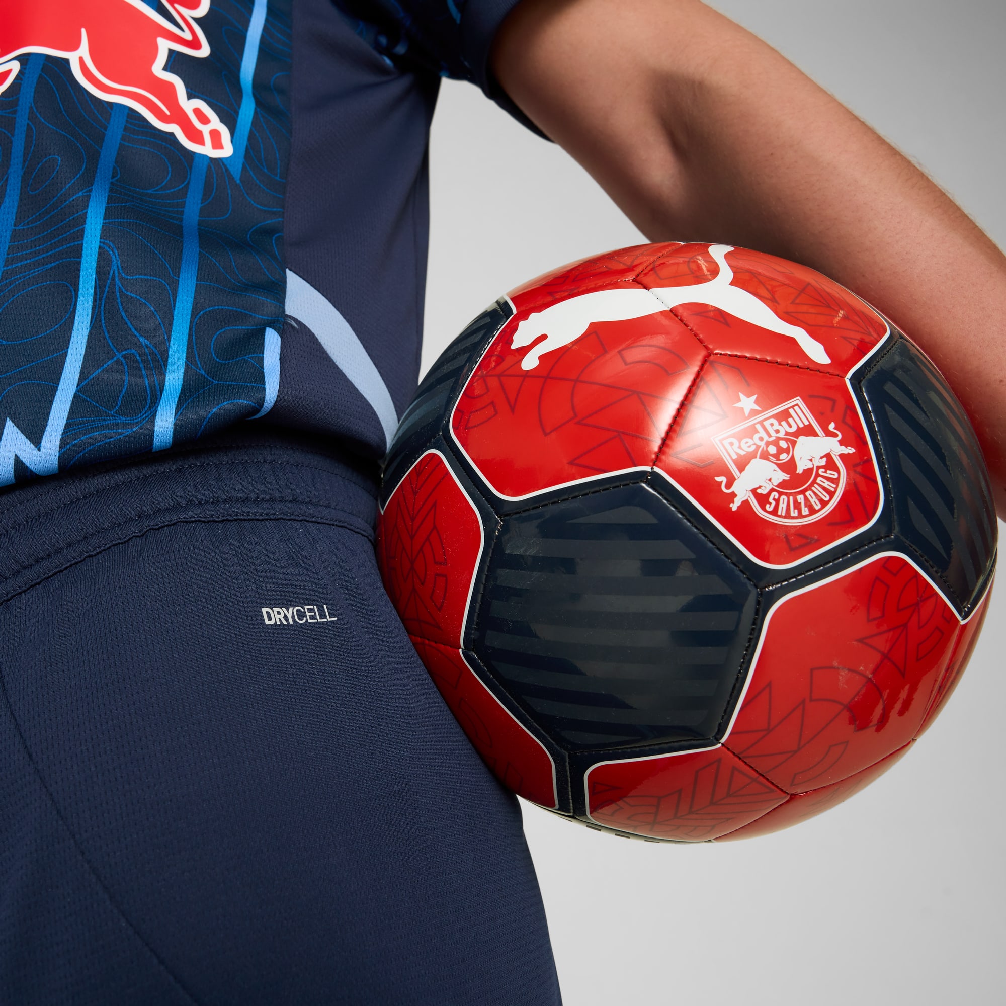 FC Red Bull Salzburg 24/25 Shorts Herren, Club Navy-PUMA Red, large
