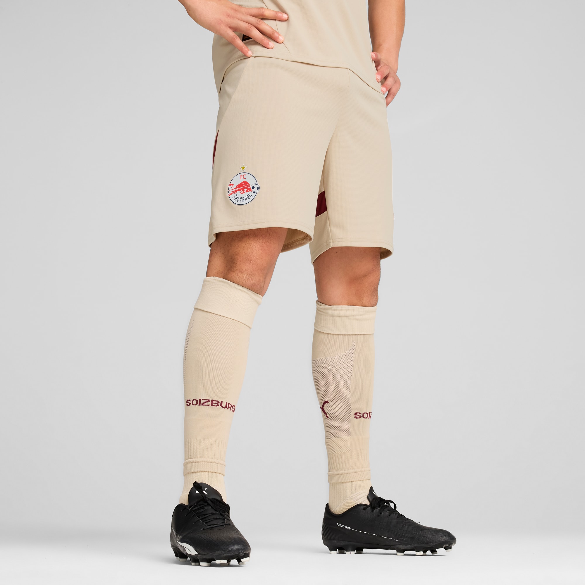 FC Red Bull Salzburg 24/25 Shorts Herren, Granola-Team Regal Red, large