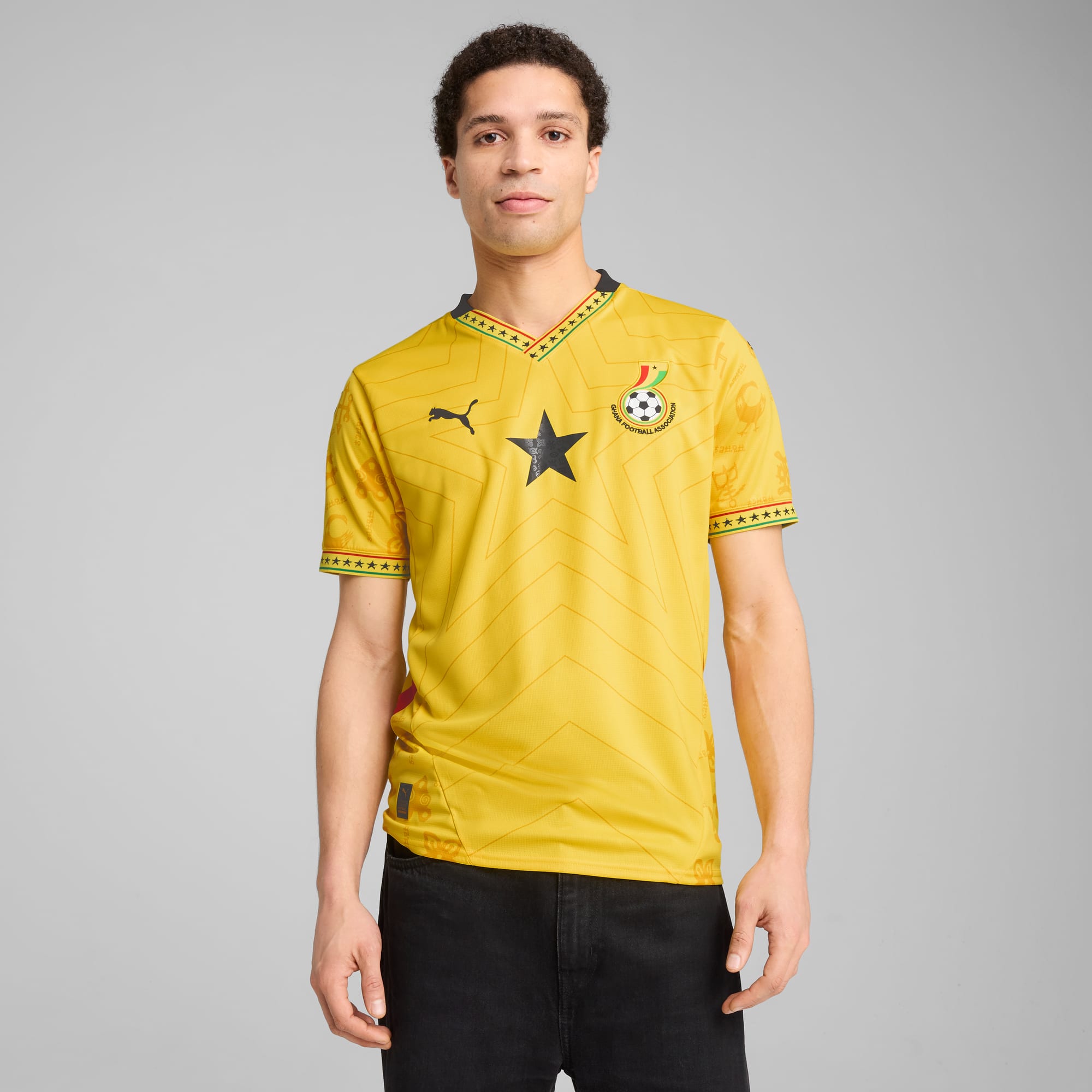 Maglia puma uomo giallo clearance