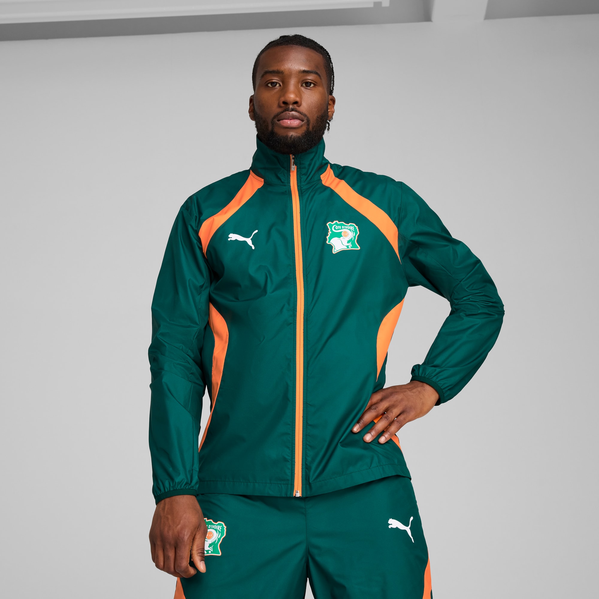 Puma jacke herren grün shop
