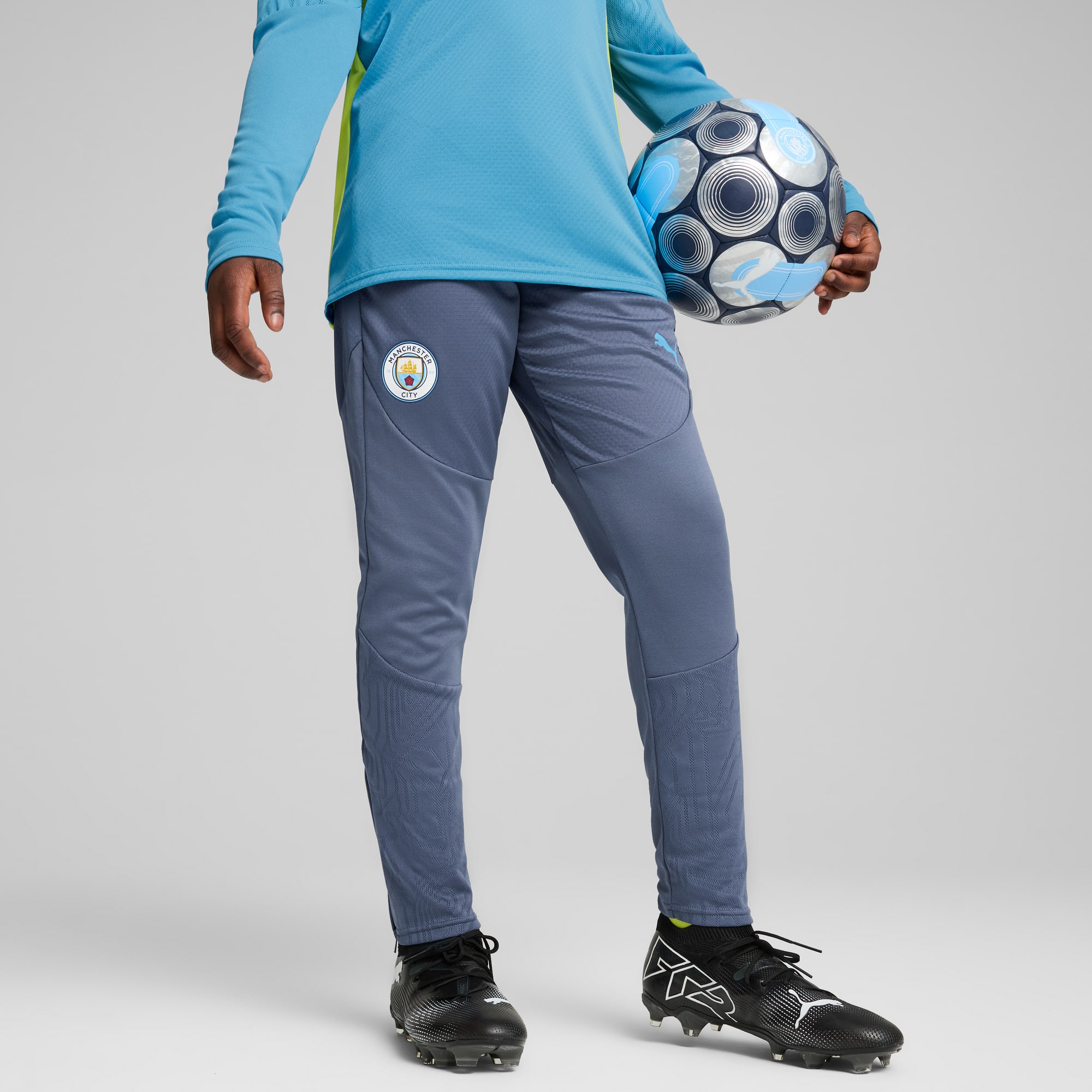 Manchester City Training Pants Youth, Inky Blue-Magic Blue, large