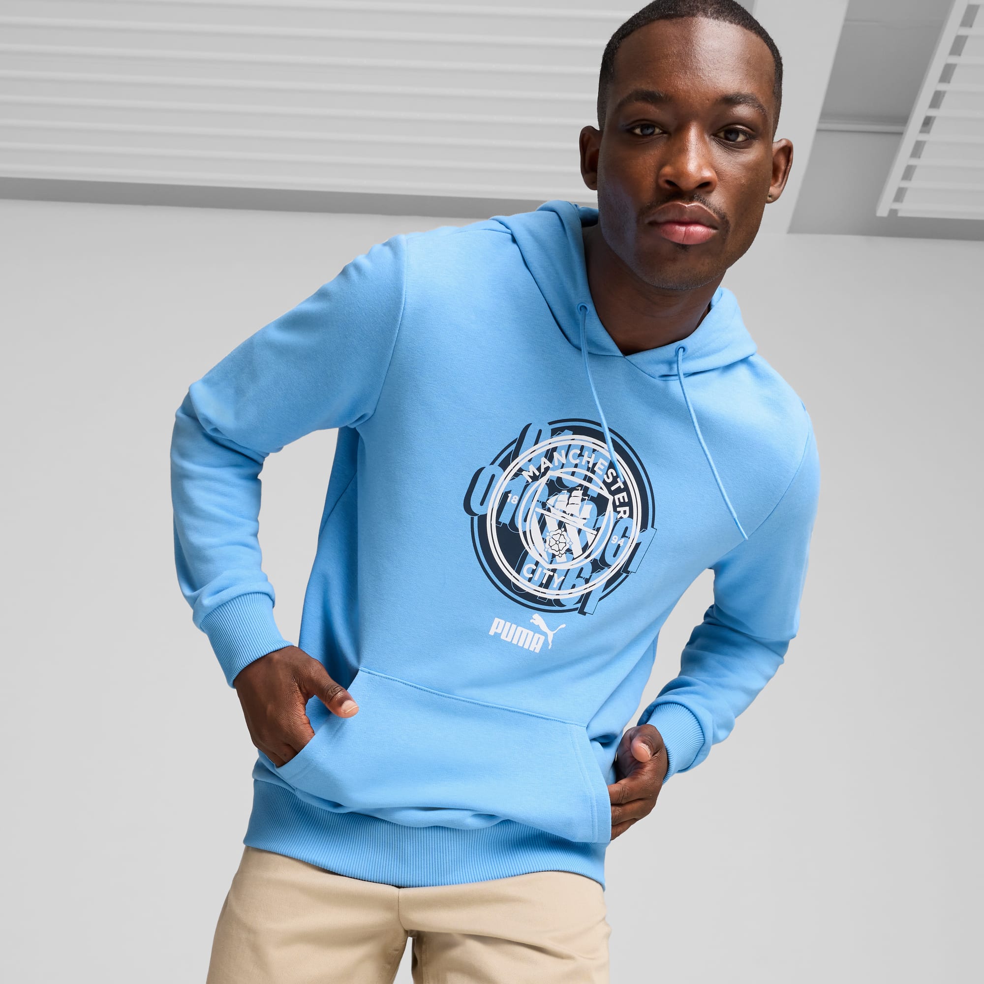 Puma blue hoodie sale