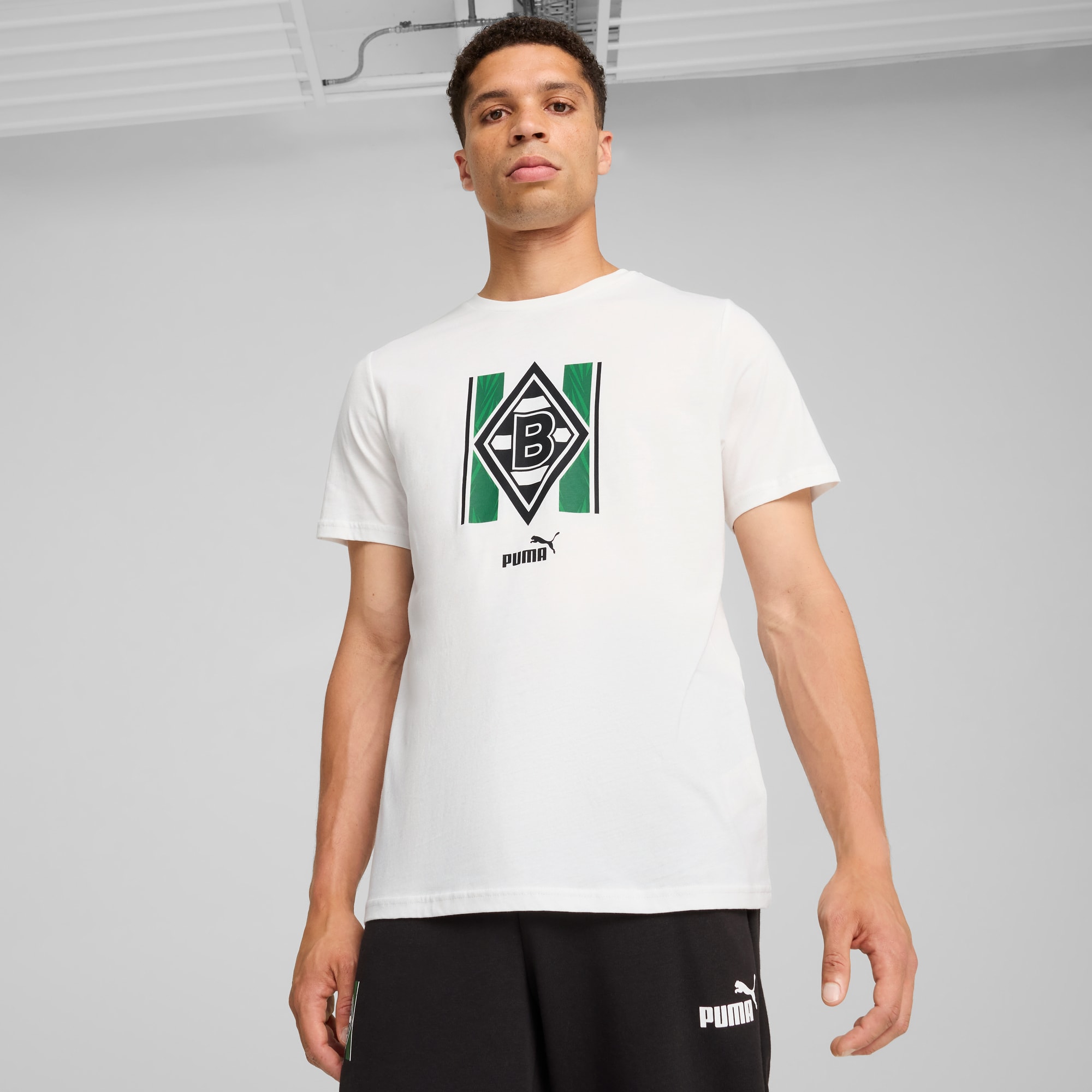 T-shirt ftblCULTURE Borussia Mönchengladbach Homme, PUMA White, large