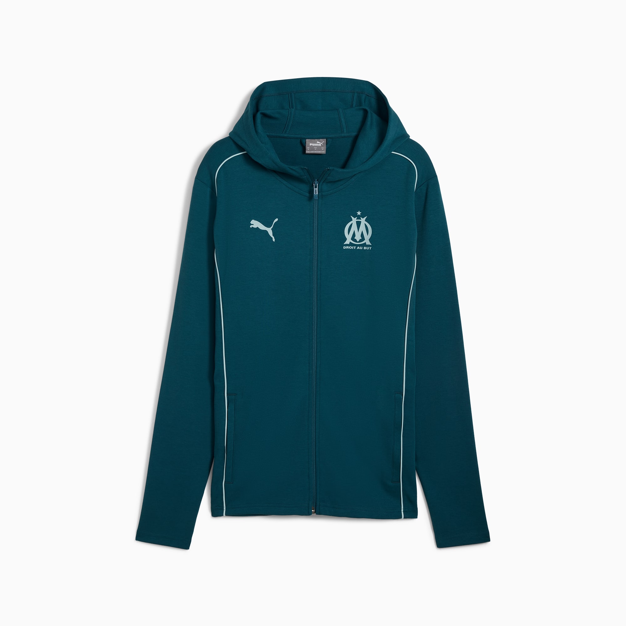 Veste zippee a capuche Casuals Olympique de Marseille Homme