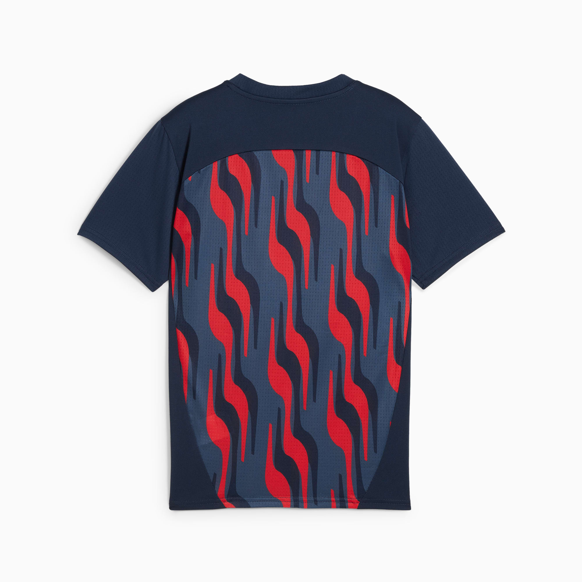 Maglia a maniche corte pre-partita FC Red Bull Salzburg per ragazzi, Club Navy-PUMA Red, large