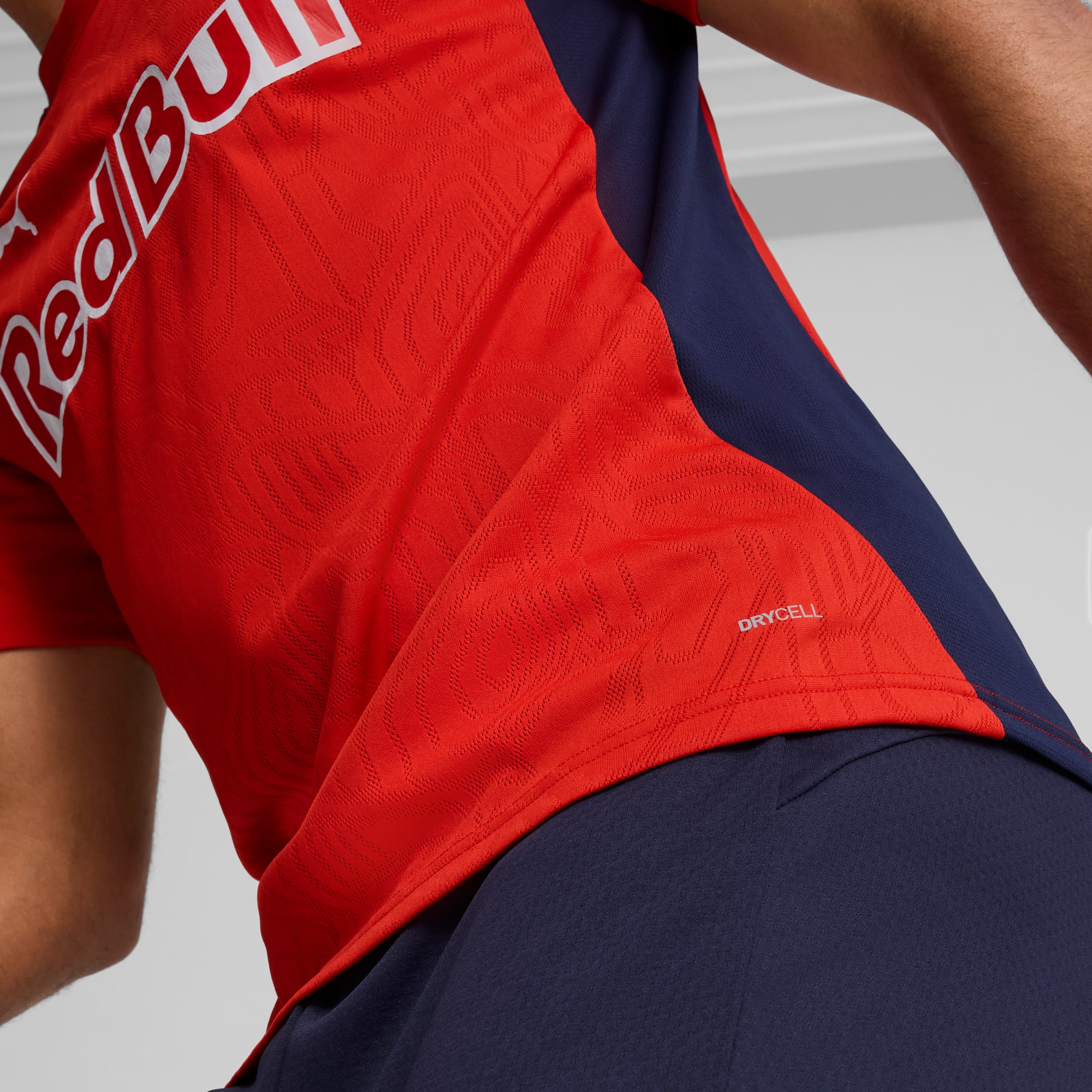 FC Red Bull Salzburg Training Jersey Men, PUMA Red-PUMA Navy, large