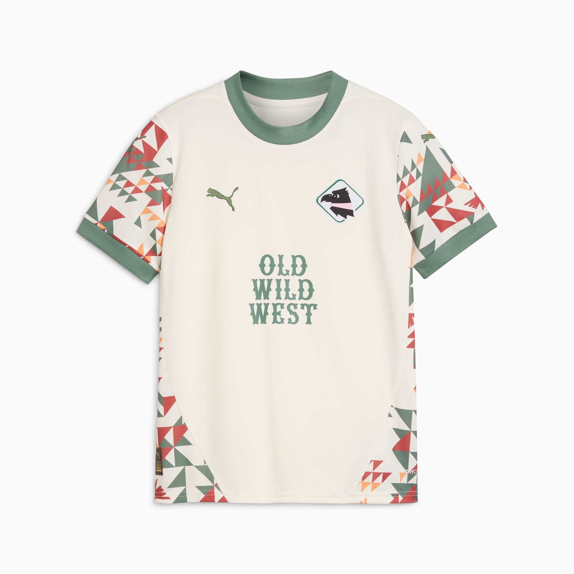 Palermo F.C. 24/25 Third Jersey Youth, Warm White-Eucalyptus, large