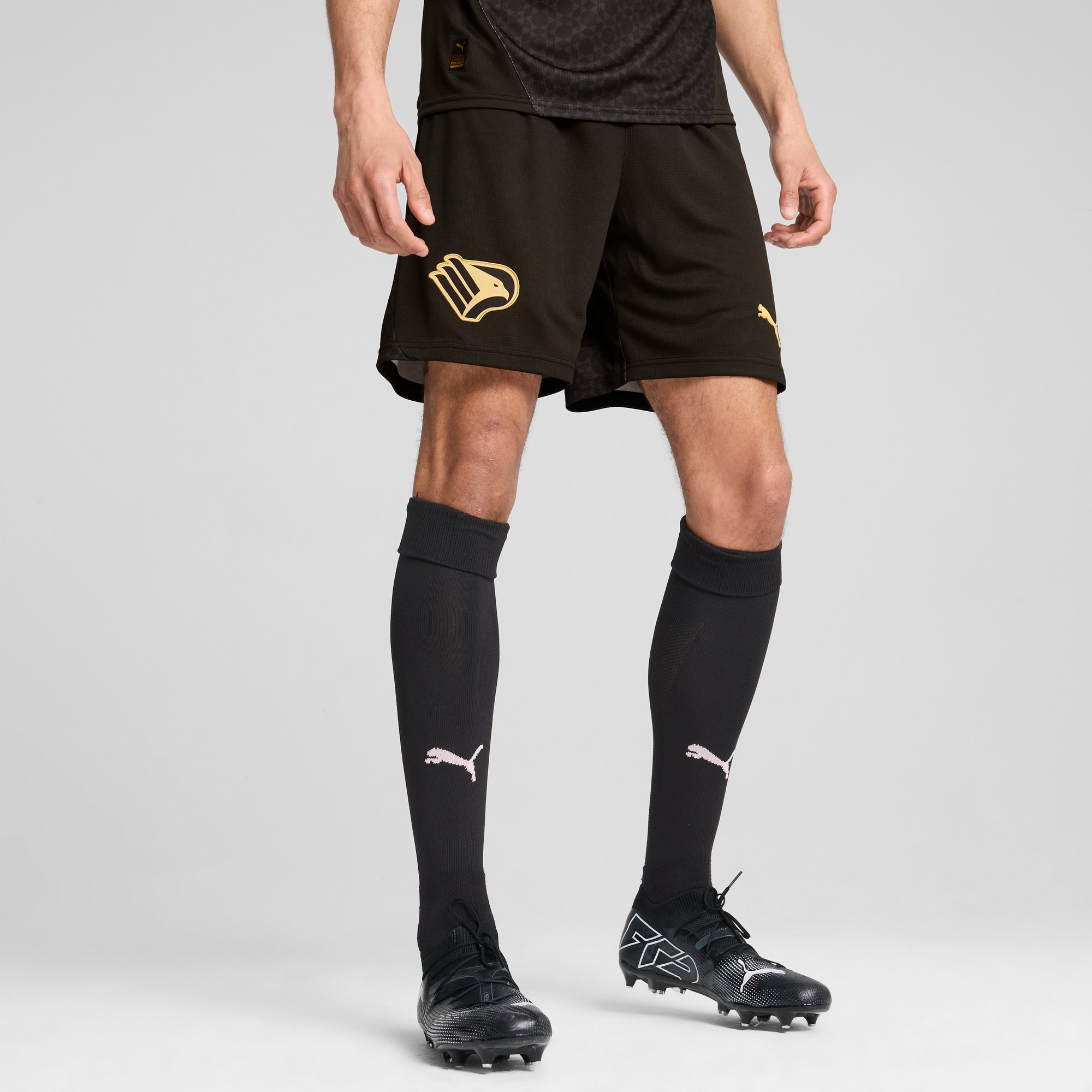 Puma soccer shorts mens clearance