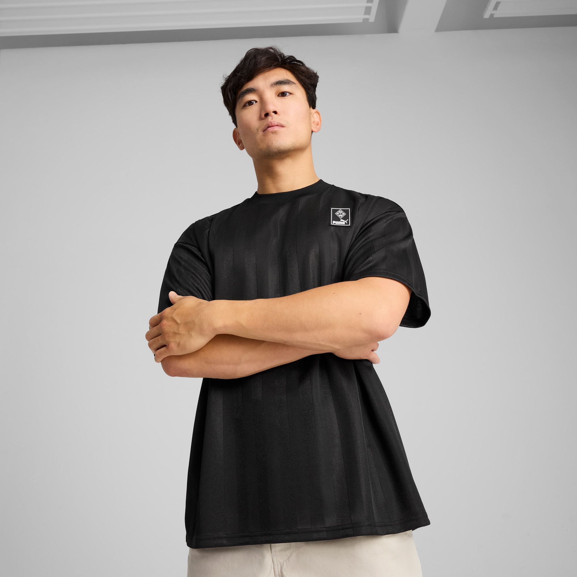 Borussia Mönchengladbach ftblNrgy Jersey Men, PUMA Black-PUMA White, large