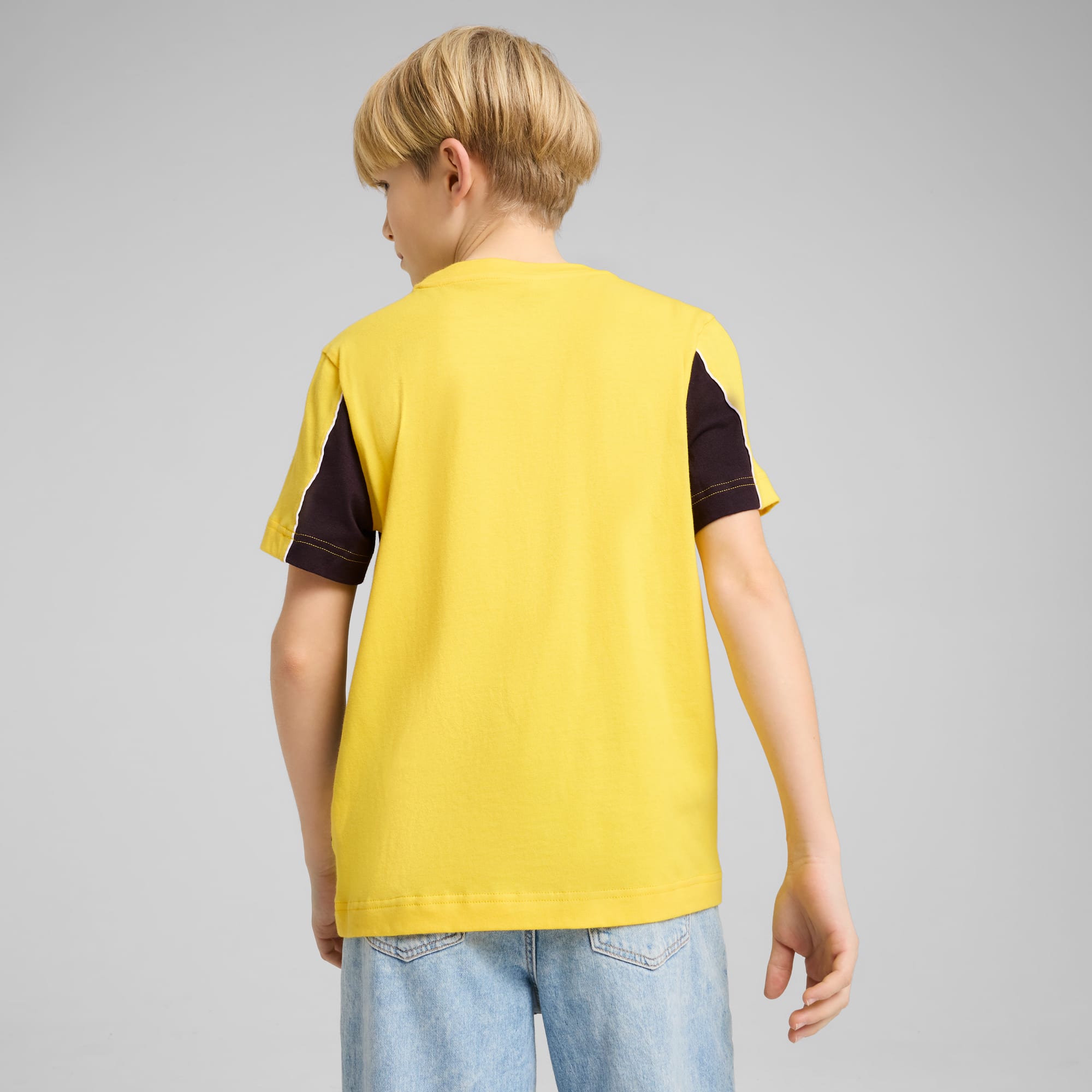 Młodzieżowa koszulka Borussia Dortmund ftblARCHIVE, Faster Yellow-PUMA Black, large