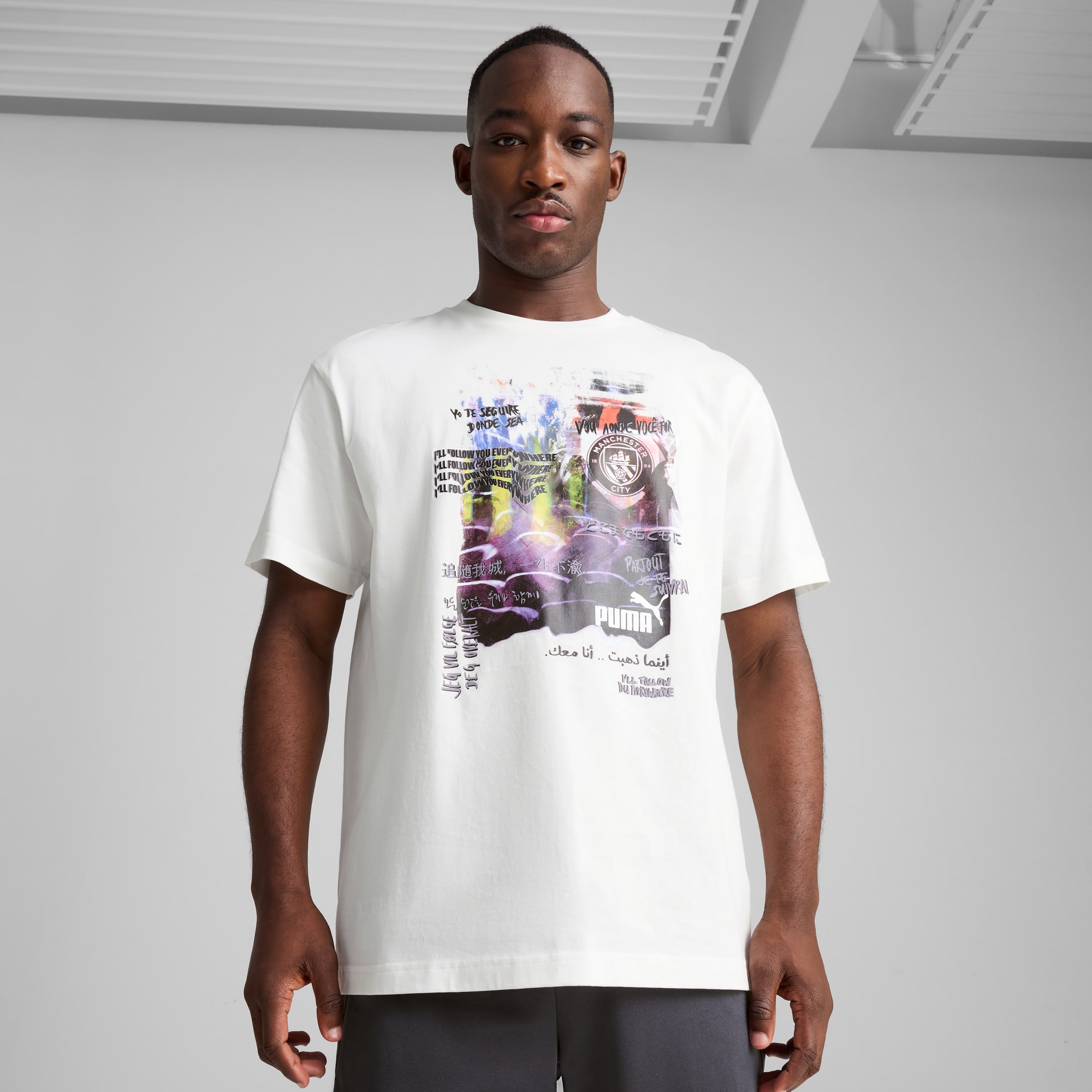 Manchester City ftblNRGY+ Tee Men, PUMA White, large