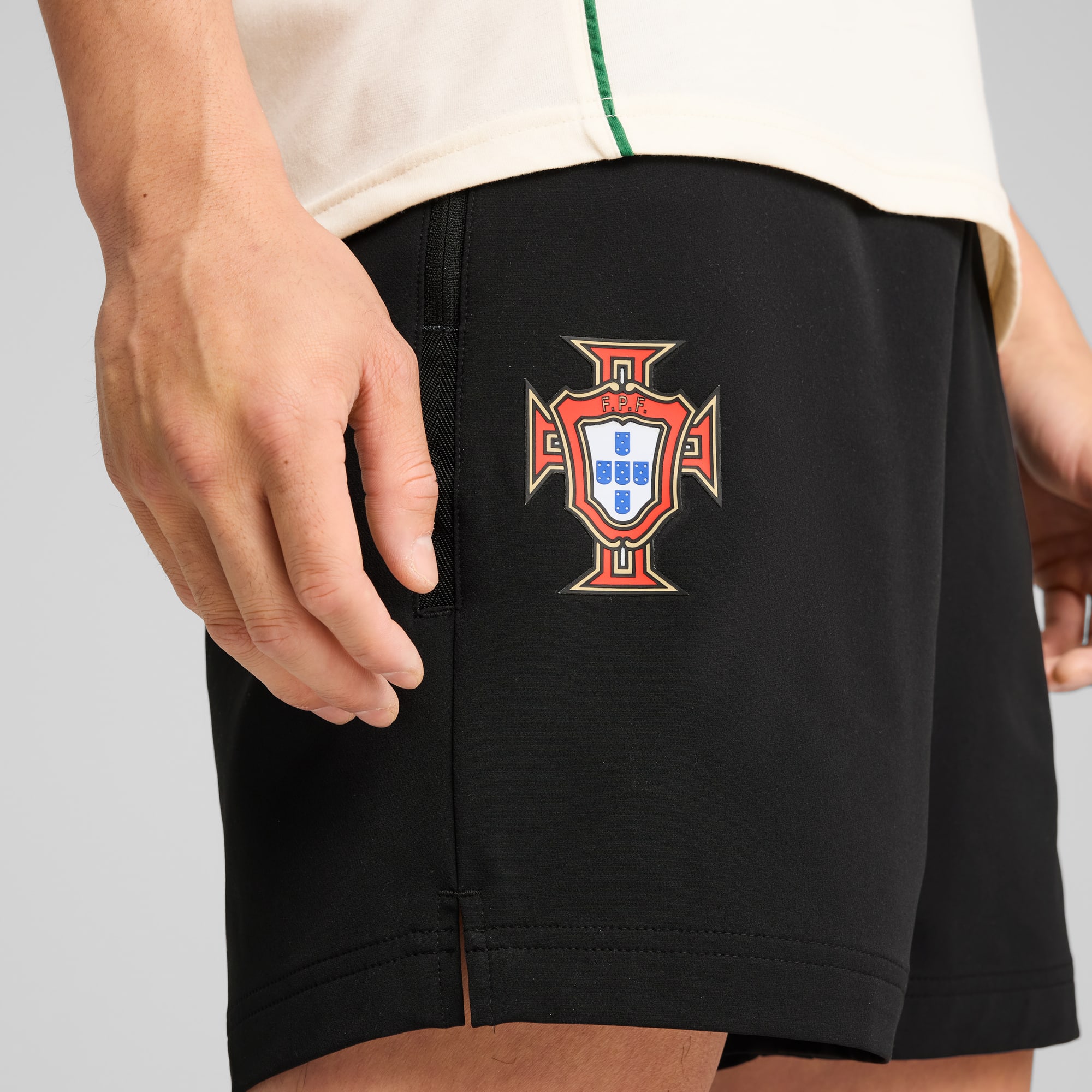 Męskie szorty Portugalia PUMATECH, PUMA Black, large