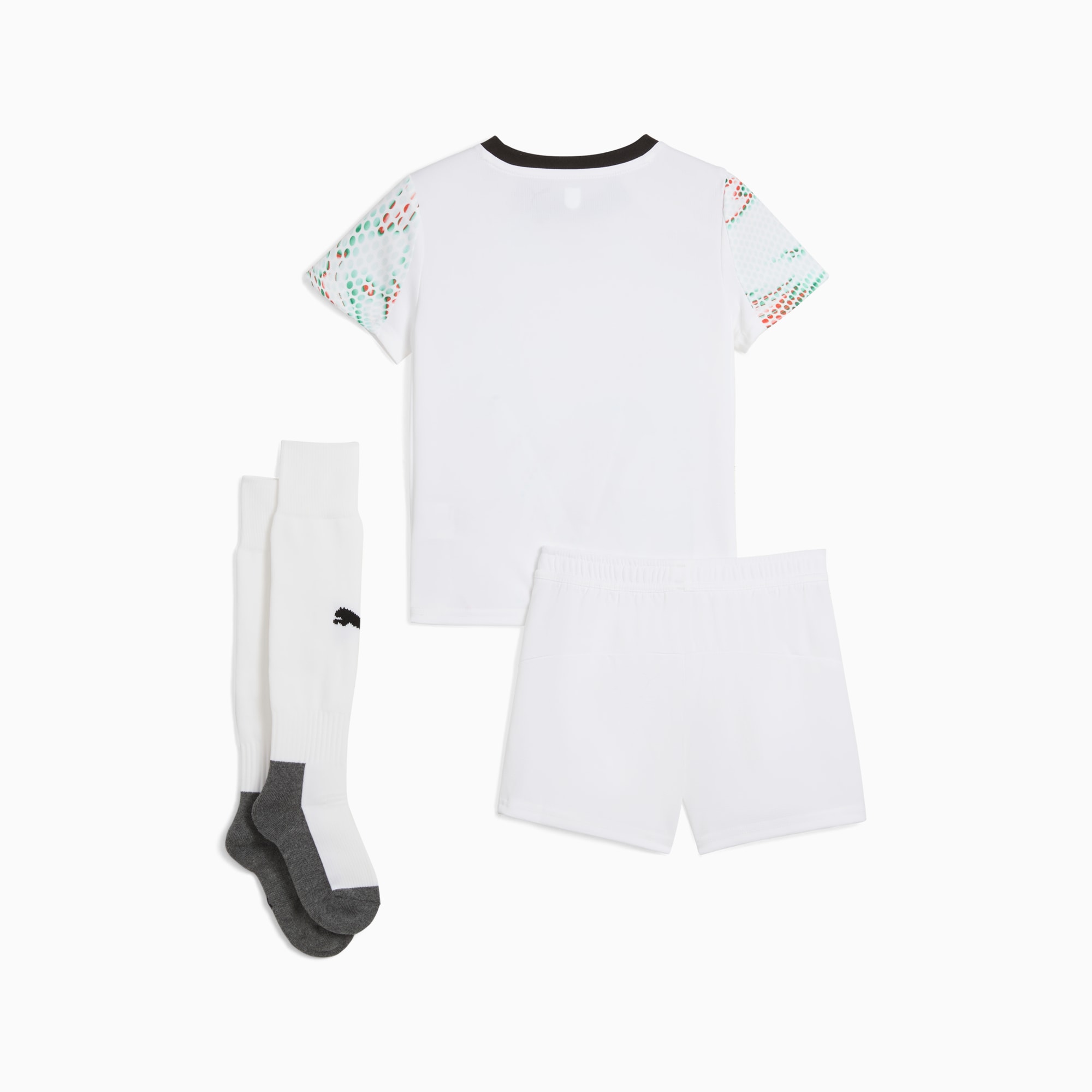 Portugal 2025 Away Minikit Kids, PUMA White-PUMA Black, large