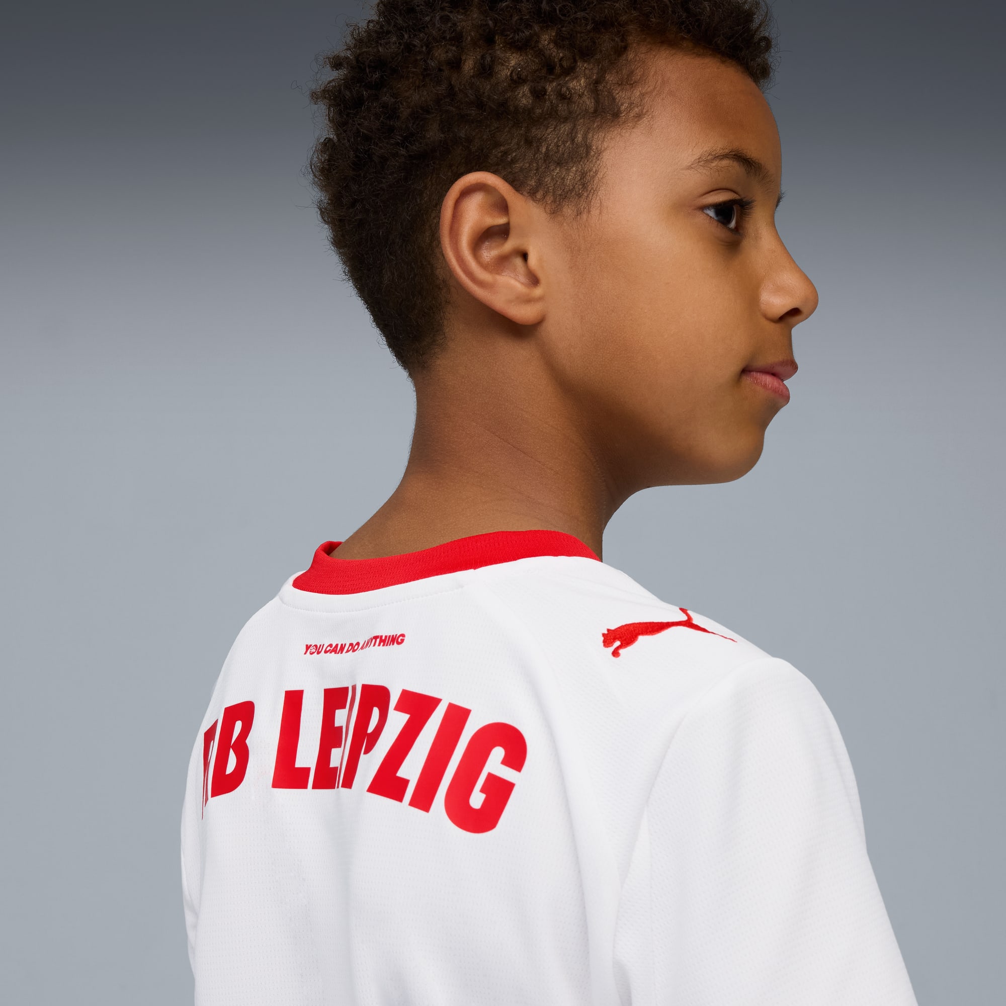 RB Leipzig 25/26 Home Jersey Youth, PUMA White-For All Time Red, large