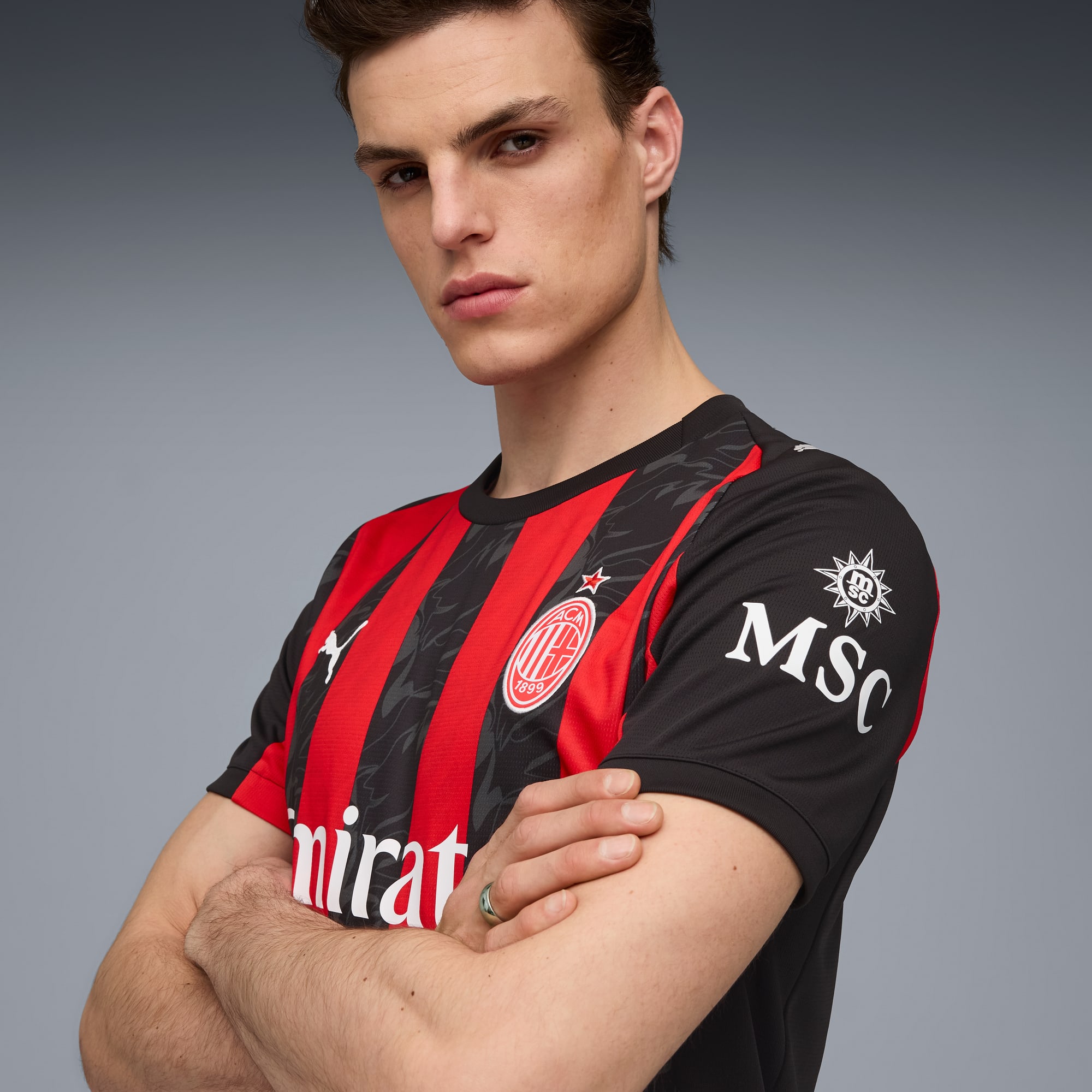 AC Milan 25/26 Home Jersey Men, For All Time Red-PUMA Black, large