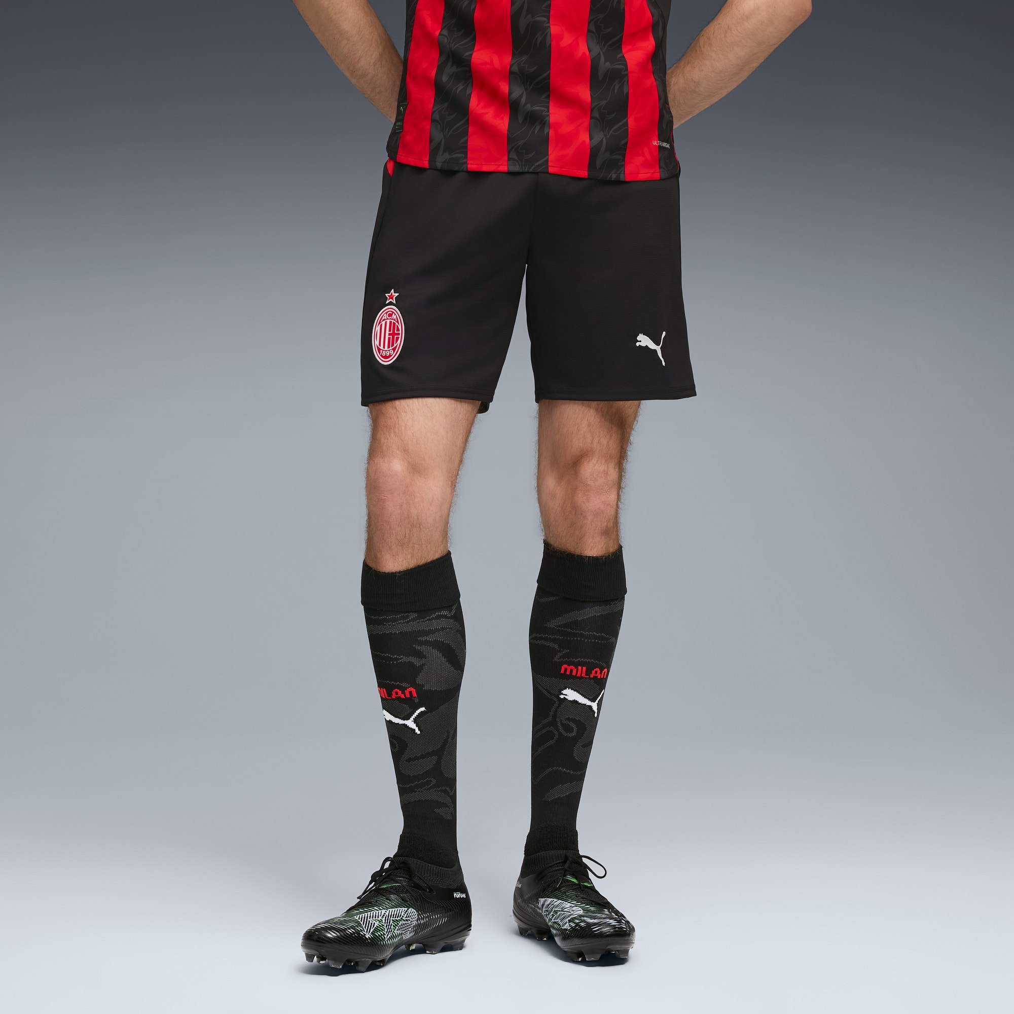 Short 25/26 AC Milan Homme, PUMA Black-For All Time Red, large