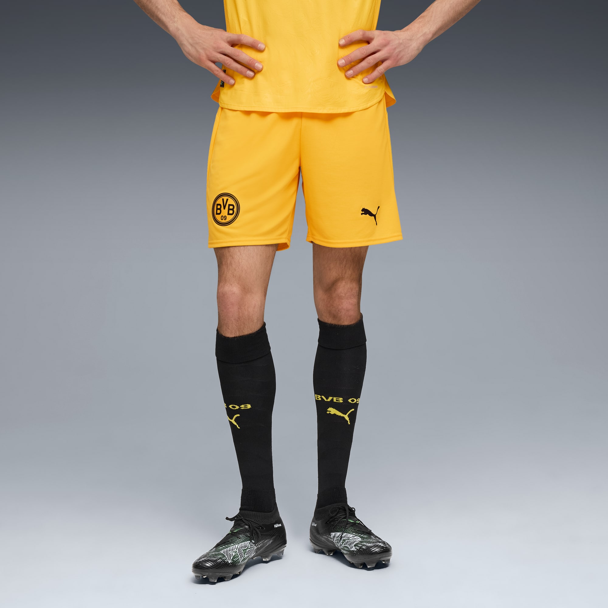 Borussia Dortmund 25/26 short voor heren, Yellow Sizzle, large