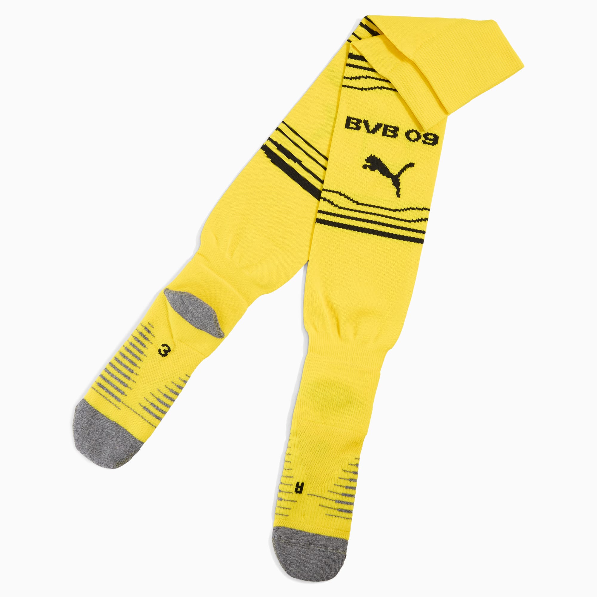Borussia Dortmund 25/26 sokken voor heren, Faster Yellow-PUMA Black, large