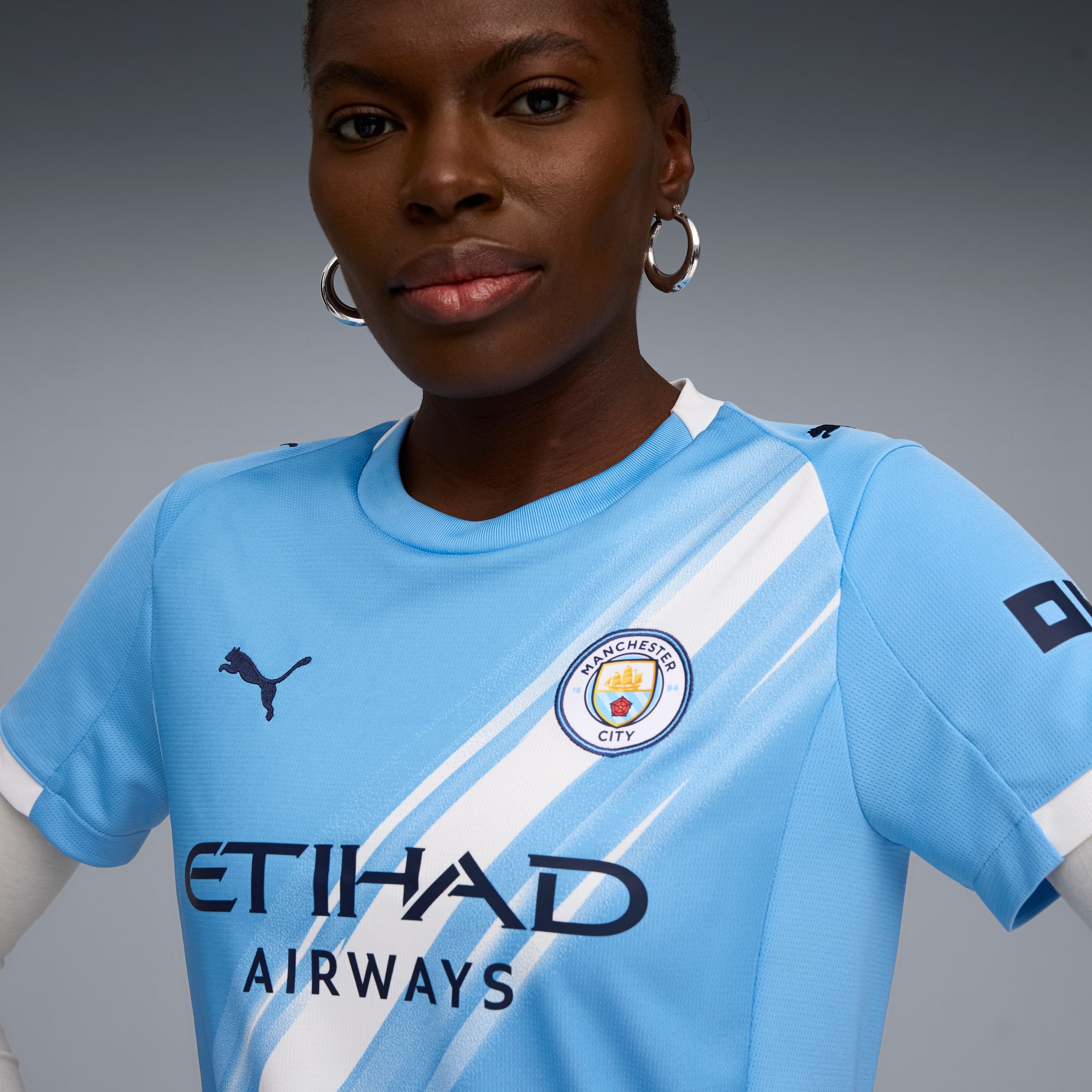 Manchester City 25/26 Home Jersey Women, Team Light Blue-PUMA White, large