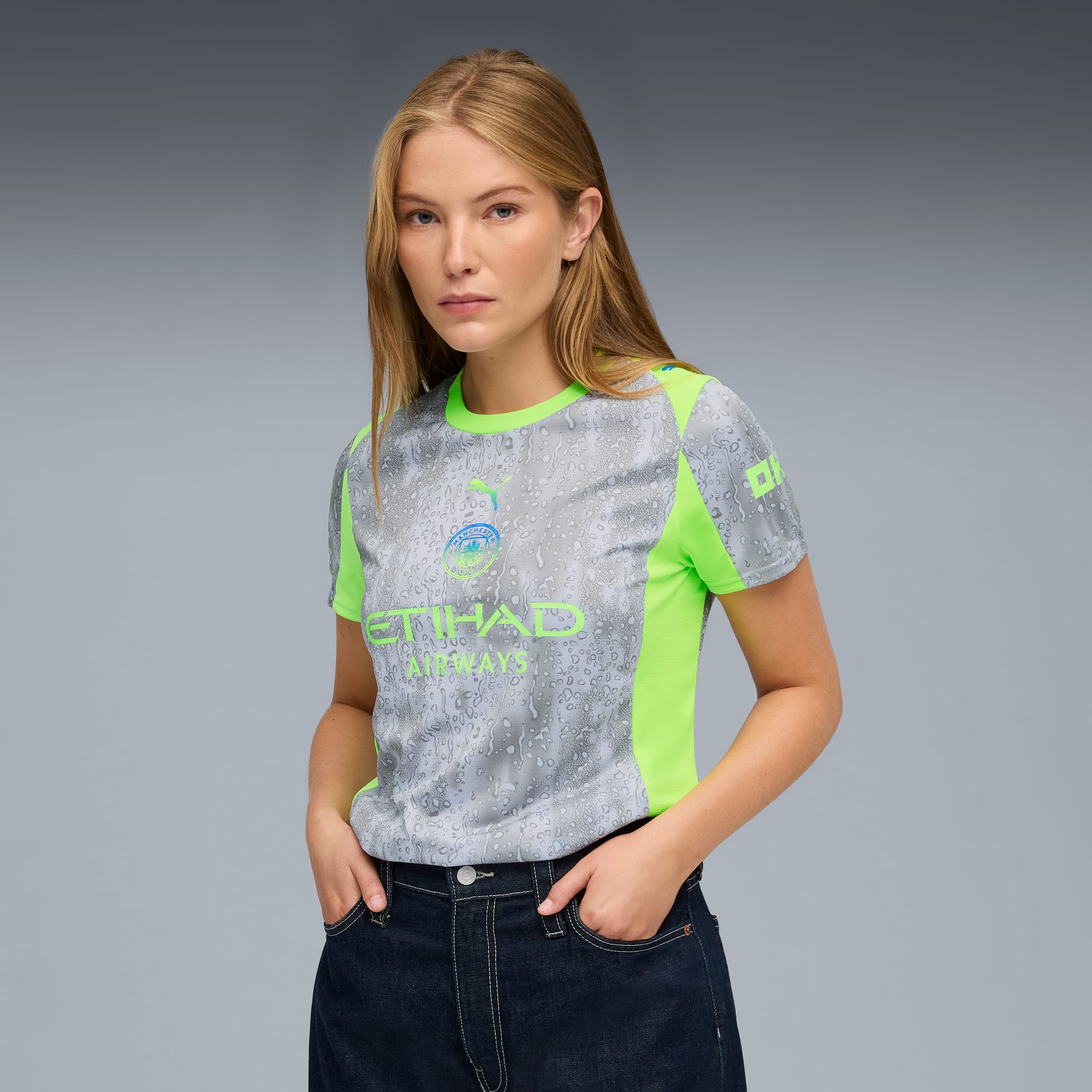Manchester City 25/26 Ausweichtrikot Damen, Cool Weather-Pro Green, large