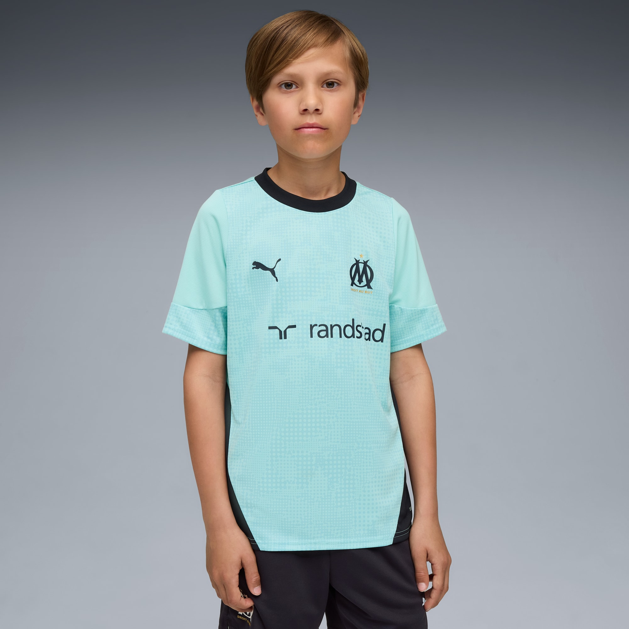 Olympique de Marseille Training Jersey Youth, Safe Lake-New Navy, large