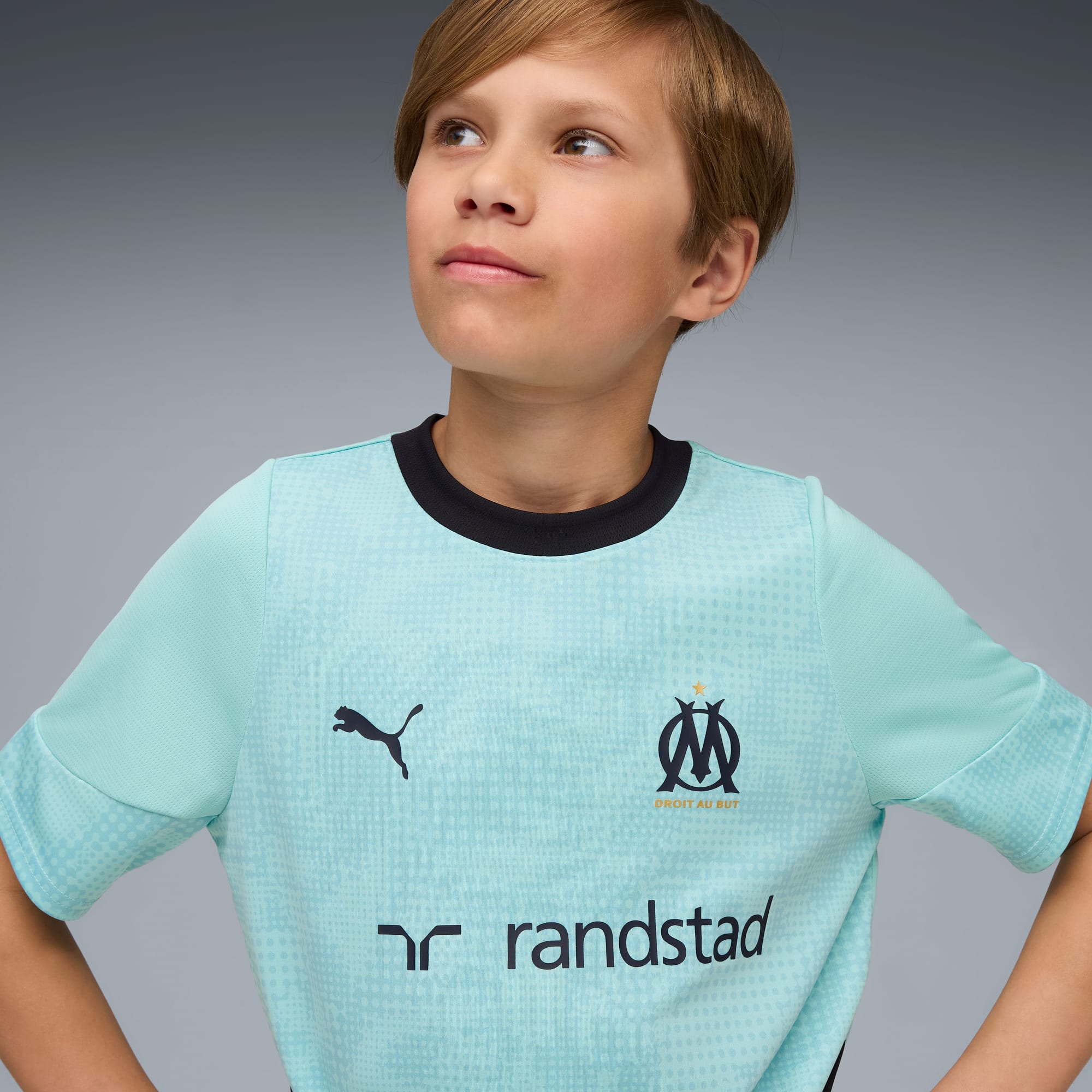 Olympique de Marseille Training Jersey Youth, Safe Lake-New Navy, large
