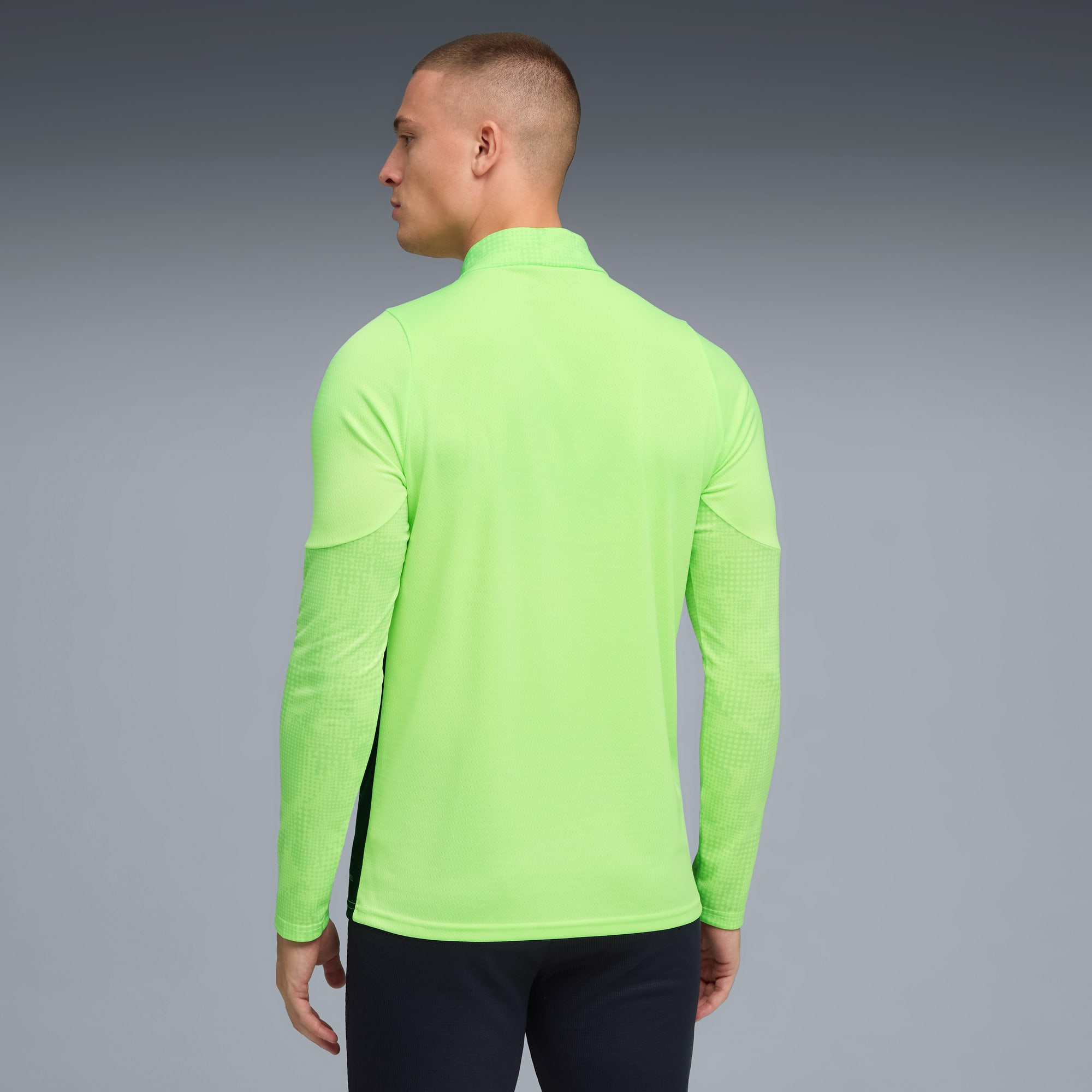 Manchester City Training Quarter-Zip Top Men, Fizzy Apple-Blue Violet, large
