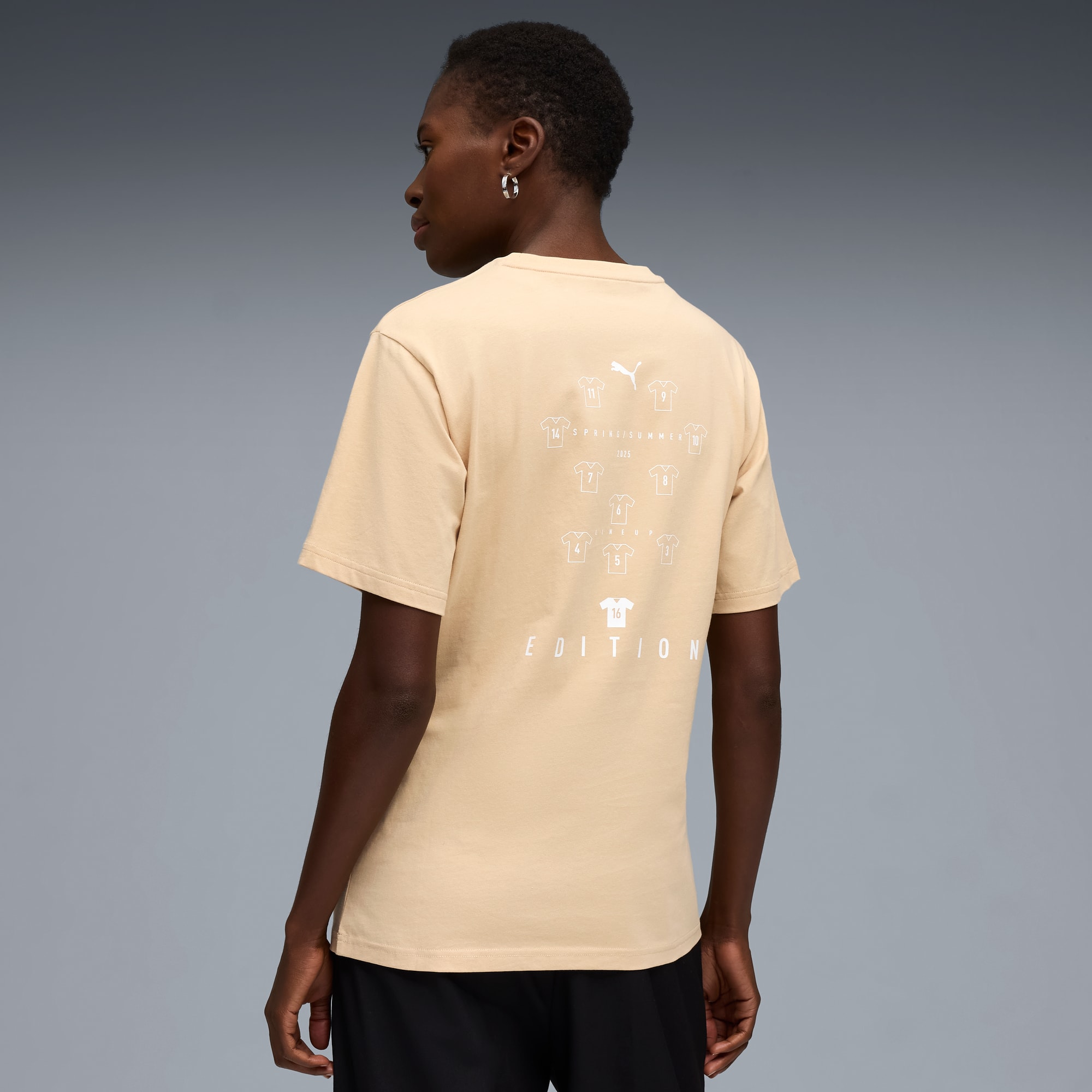 T-shirt de football FtblEdition Femme, Light Sand, large