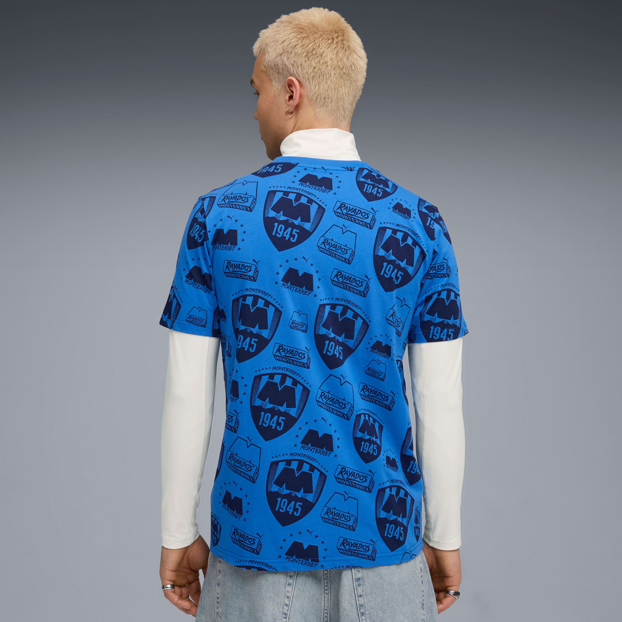 CF Monterrey FtblCulture All-Over Print Tee Men | PUMA