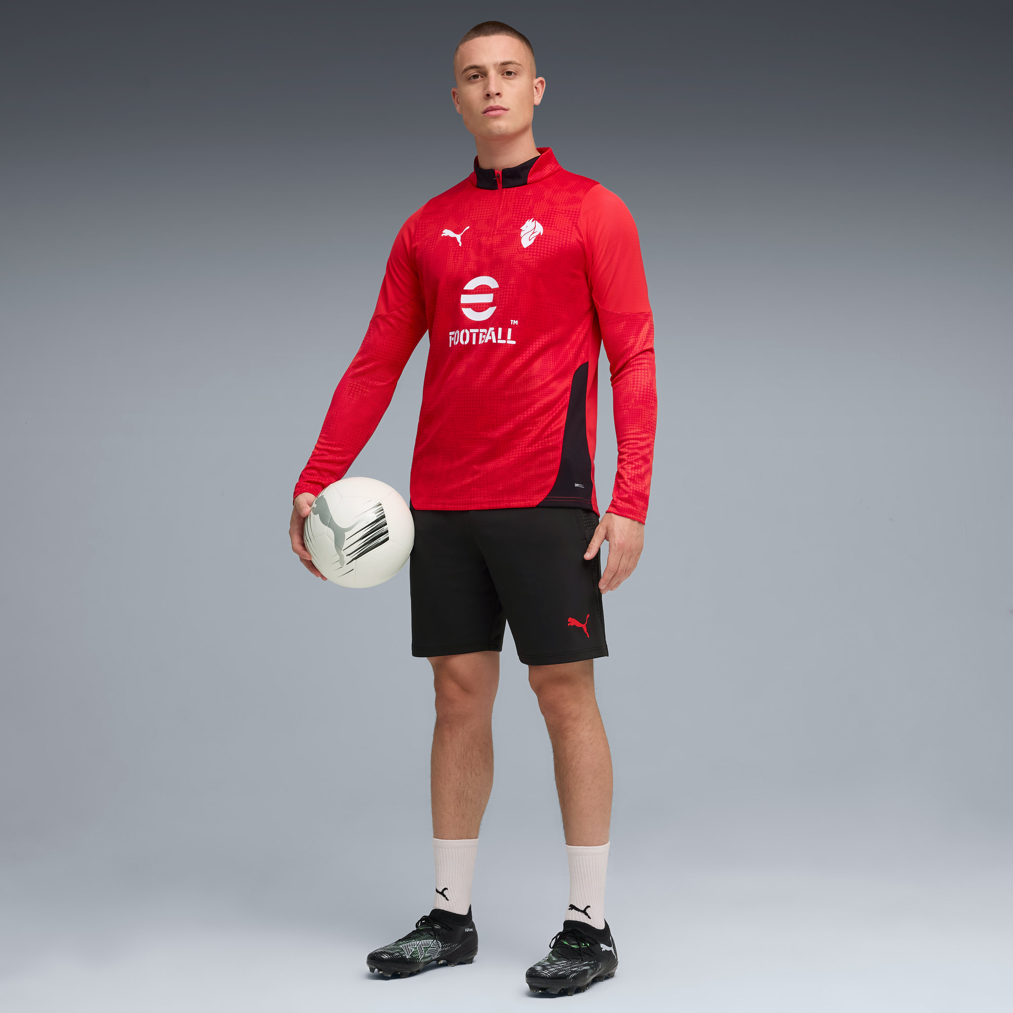 PUMA公式】メンズ 2025-26 ACミラン トレーニング クォーター