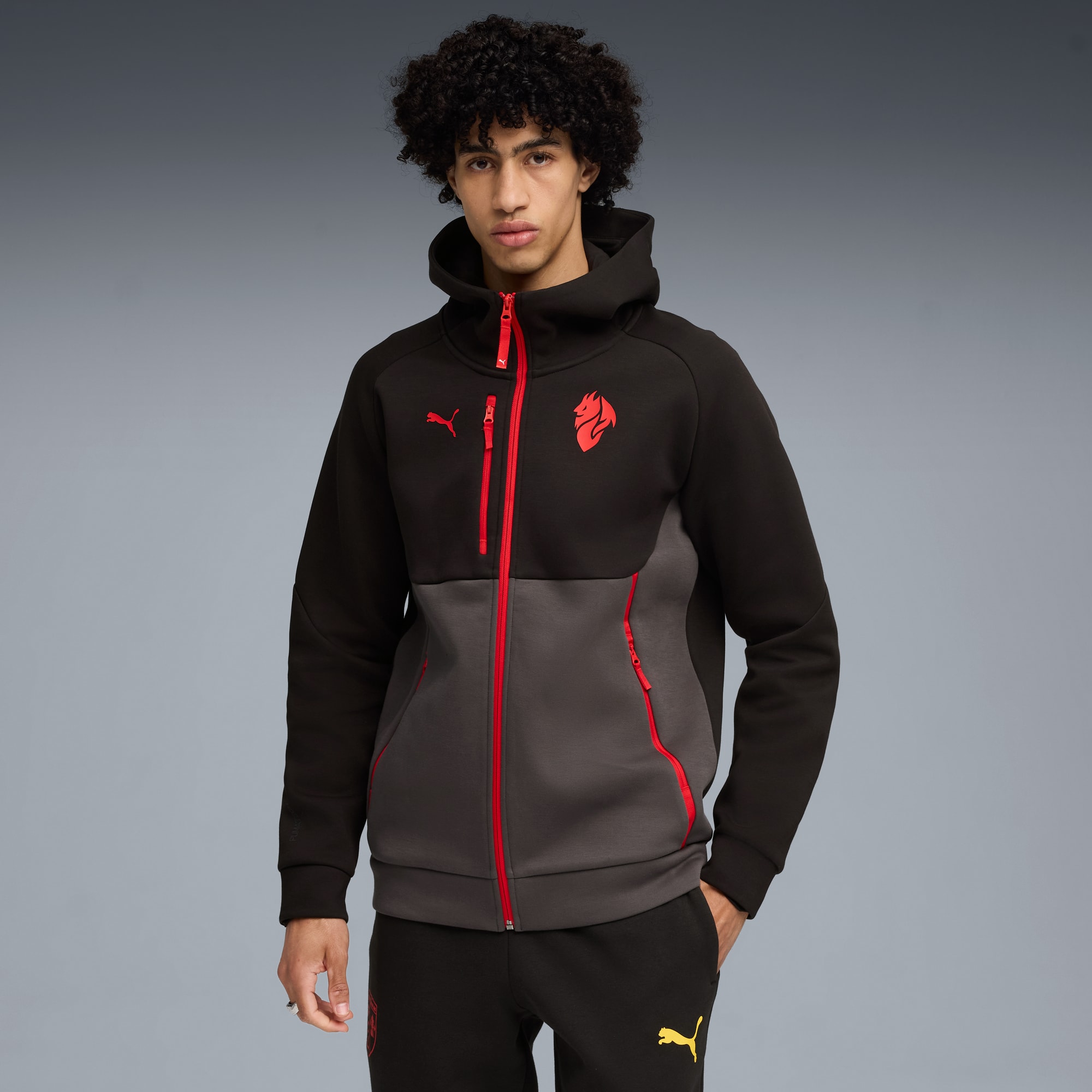 PUMA公式】メンズ ACミラン プーマテック フルジップ フーディ