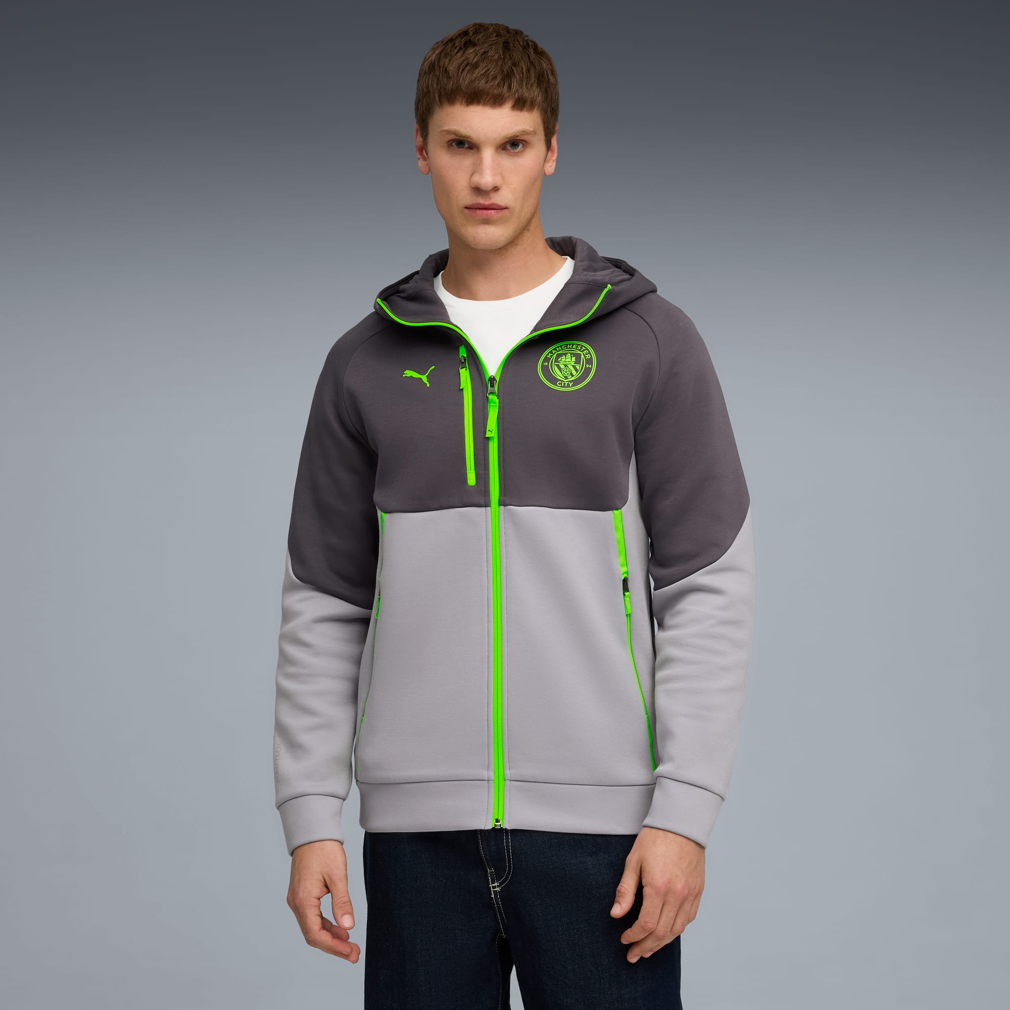 Manchester City PUMATECH Full-Zip Hoodie Men PUMA