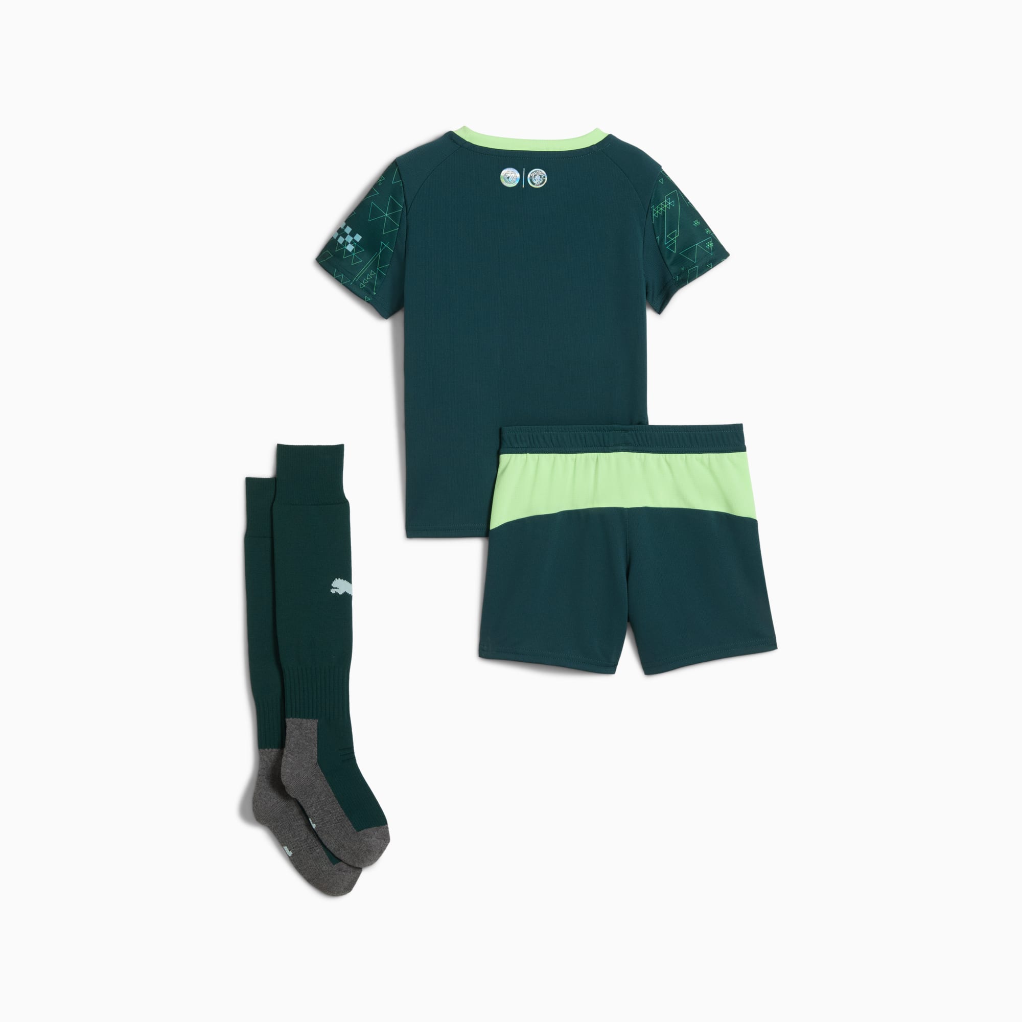 Mini kit Fourth Manchester City 25/26 per bambini, Green Terrain, large